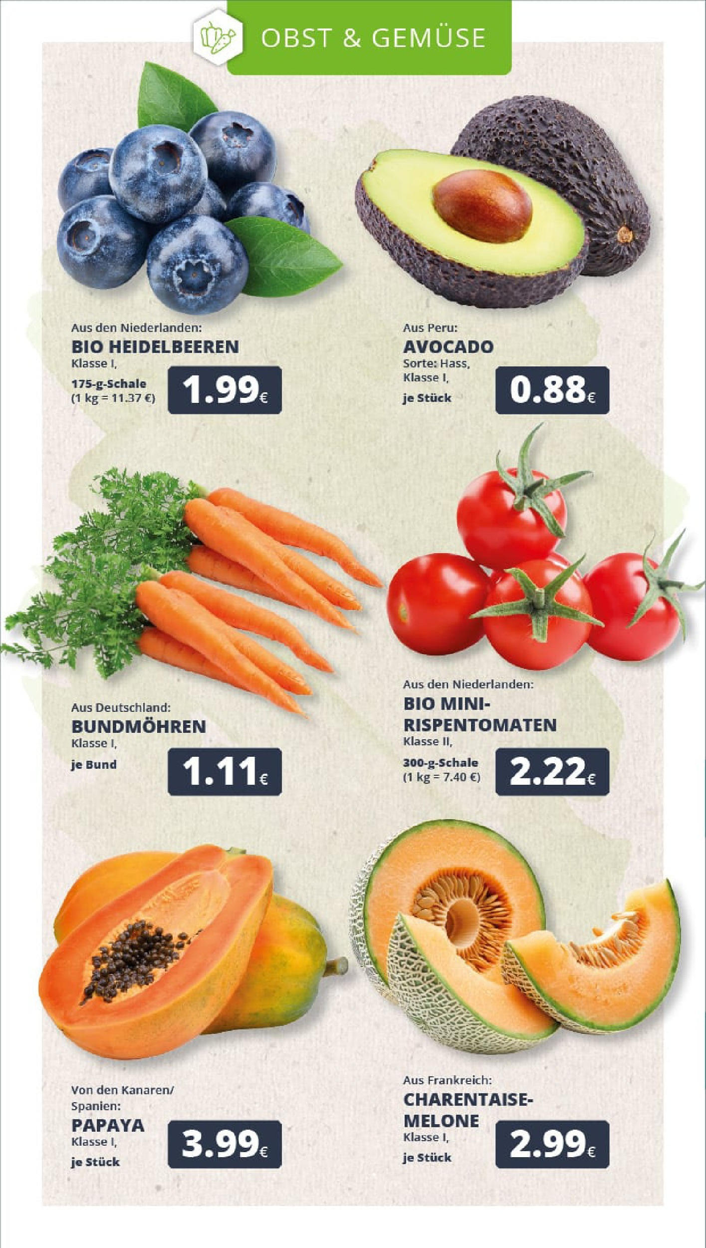 REWE Prospekt ab 27.07.2025 zum Blättern » Angebote | Seite: 7 | Produkte: Avocado, Gemüse, Obst, Melone REWE Prospekt ab 27.07.2025 zum Blättern » Angebote | Seite: 7 | Produkte: Avocado, Gemüse, Obst, Melone