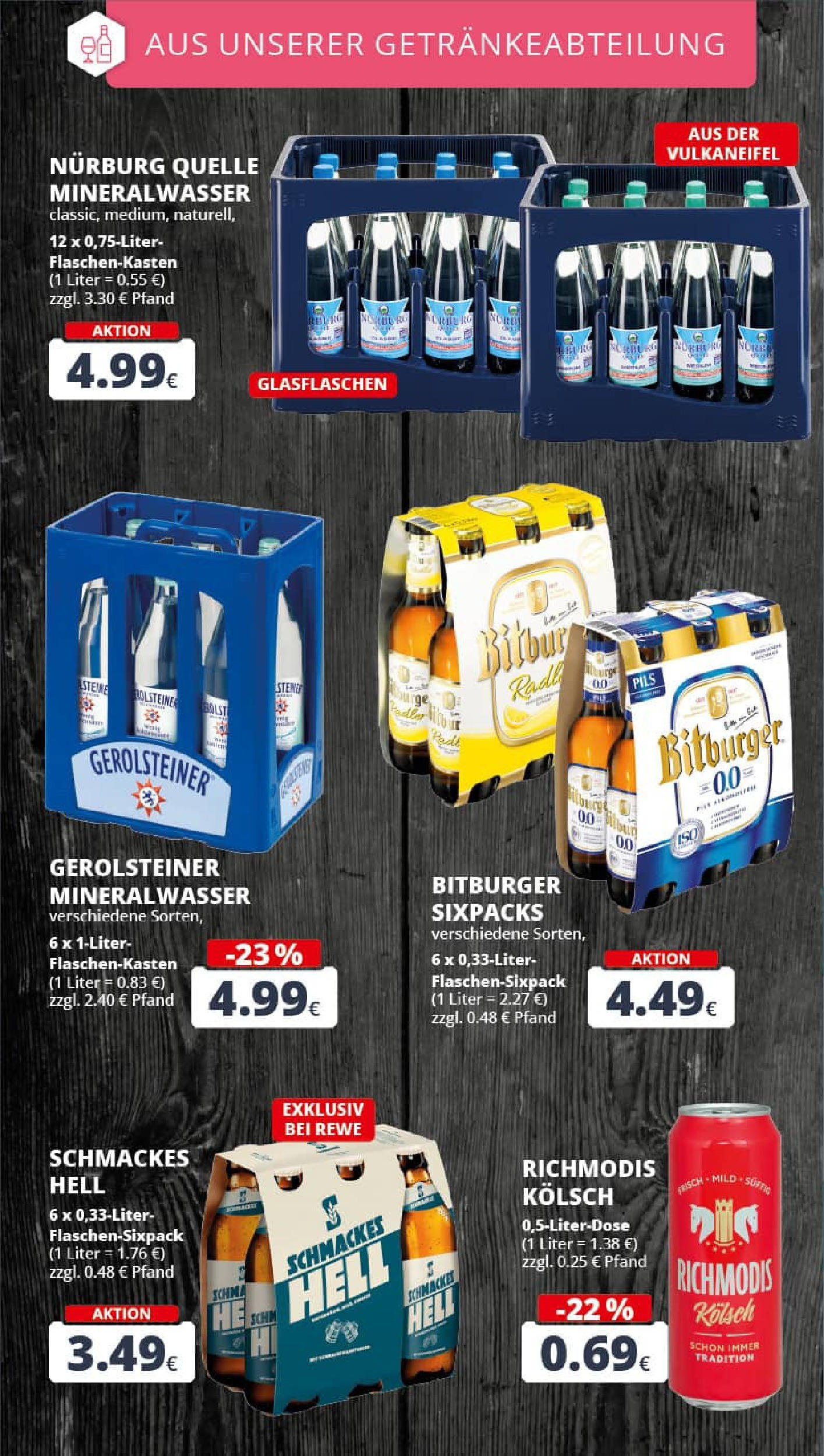 REWE Prospekt ab 27.07.2025 zum Blättern » Angebote | Seite: 17 | Produkte: Bitburger, Pils, Mineralwasser, Gerolsteiner REWE Prospekt ab 27.07.2025 zum Blättern » Angebote | Seite: 17 | Produkte: Bitburger, Pils, Mineralwasser, Gerolsteiner