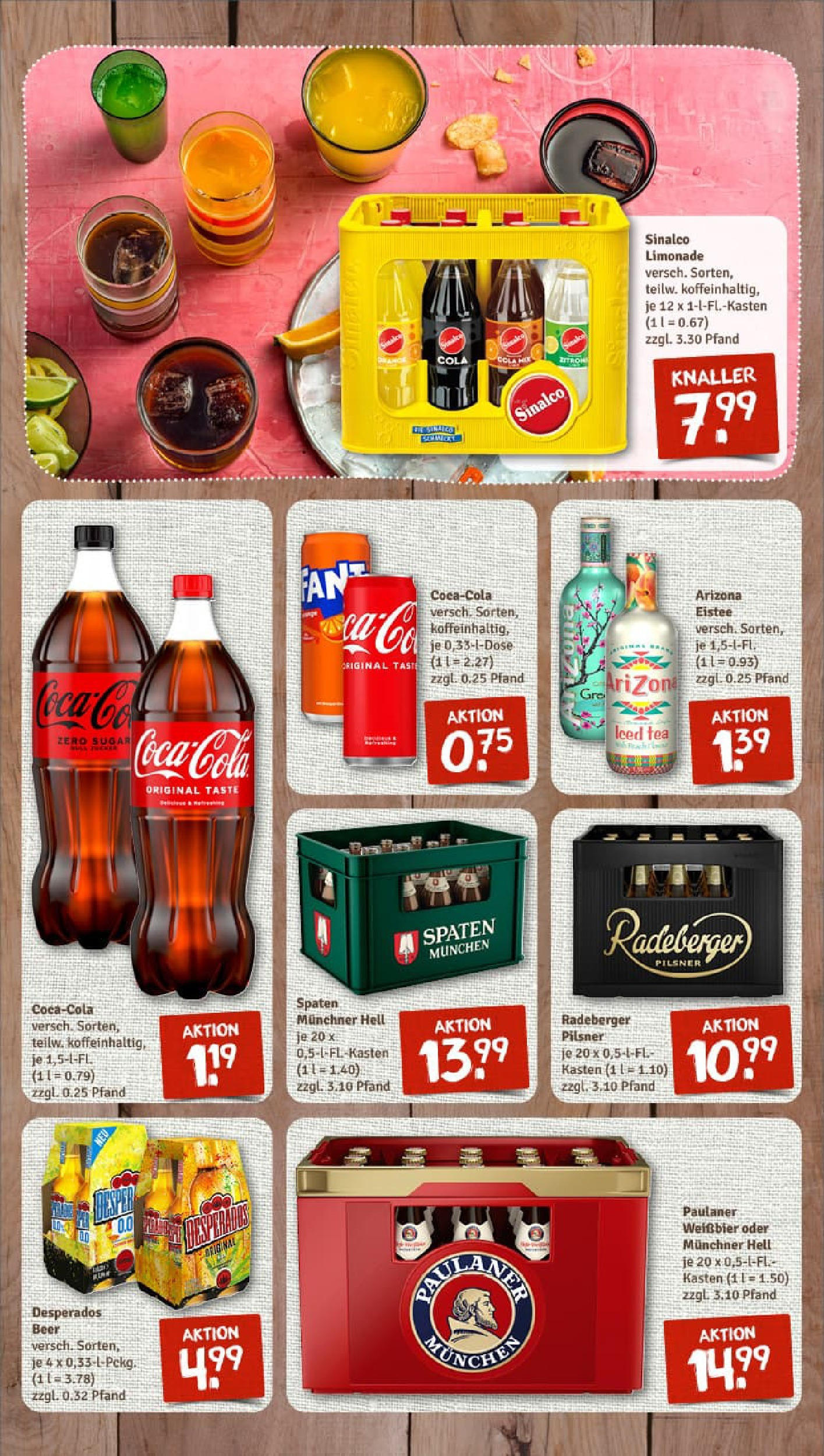 REWE Prospekt ab 27.07.2025 zum Blättern » Angebote | Seite: 15 | Produkte: Sinalco, Limonade, Radeberger pilsner, Paulaner REWE Prospekt ab 27.07.2025 zum Blättern » Angebote | Seite: 15 | Produkte: Sinalco, Limonade, Radeberger pilsner, Paulaner
