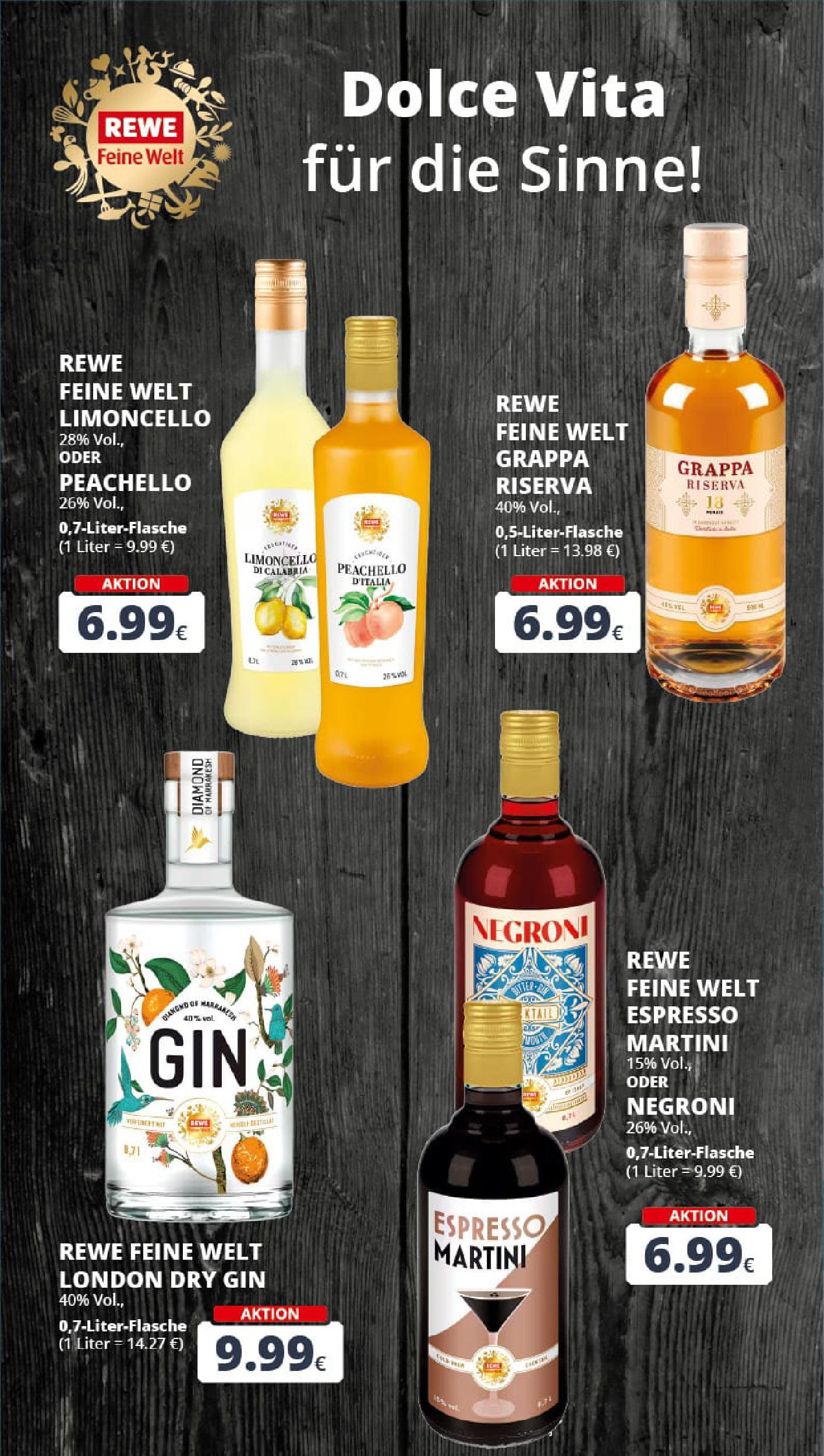 REWE Prospekt ab 27.07.2025 zum Blättern » Angebote | Seite: 22 | Produkte: Martini, Limoncello, Gin REWE Prospekt ab 27.07.2025 zum Blättern » Angebote | Seite: 22 | Produkte: Martini, Limoncello, Gin