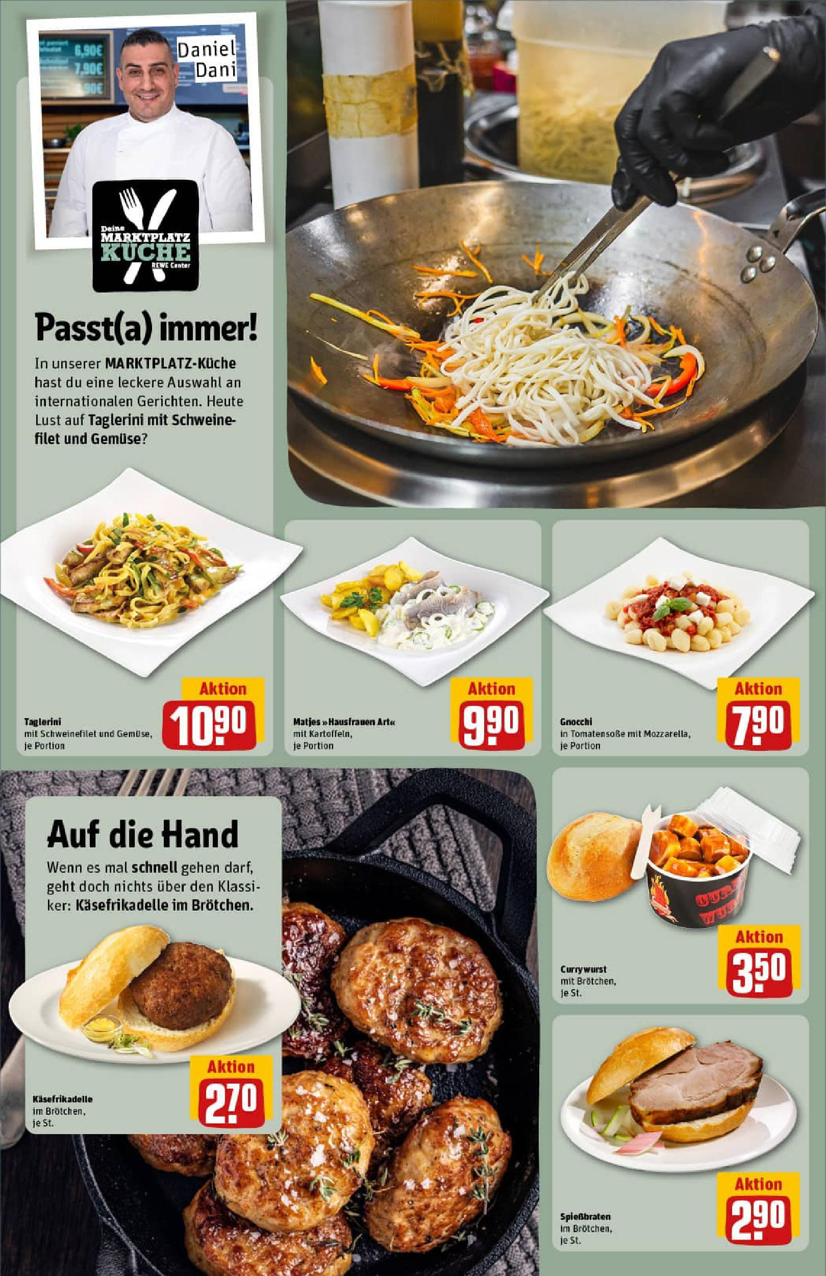 REWE Prospekt ab 27.07.2025 zum Blättern » Angebote | Seite: 17 | Produkte: Küche, Schweinefilet, Gemüse REWE Prospekt ab 27.07.2025 zum Blättern » Angebote | Seite: 17 | Produkte: Küche, Schweinefilet, Gemüse
