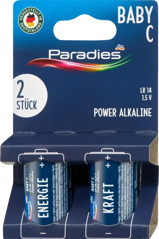 Paradies Batterien Baby C Power Alkaline