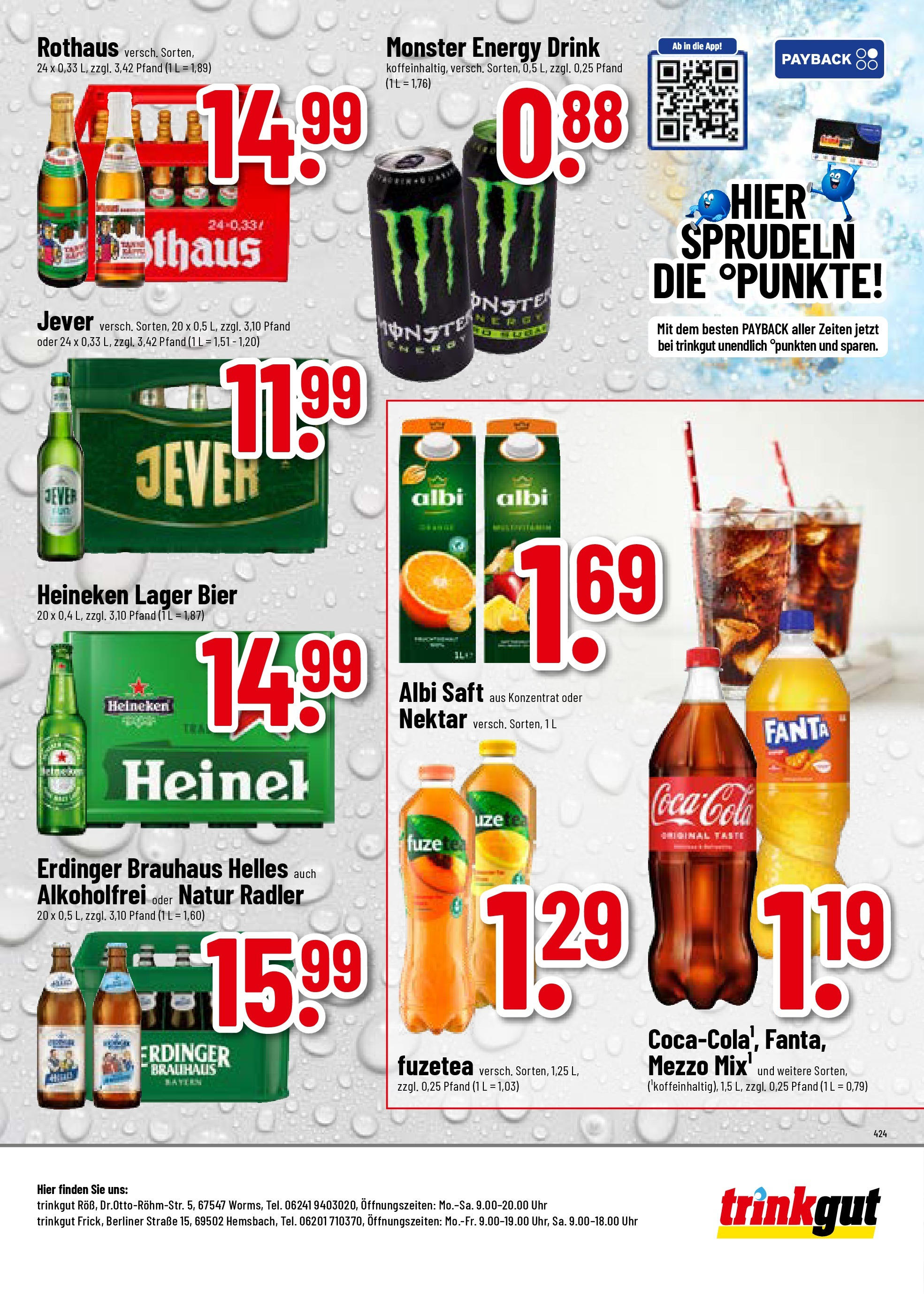 Trinkgut prospekt Worms (ab 27.07.2025) » Angebote ab Montag | Seite: 8 Trinkgut prospekt Worms (ab 27.07.2025) » Angebote online | Seite: 8
