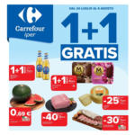 Carrefour Ipermercati 1+1 gratis - al 31.07.2025