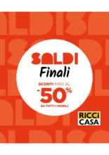 Saldi finali! Sconti fino al 50%