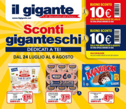 Sconti giganteschi