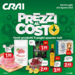 Crai Prezzi al costo - al 06.08.2025