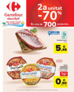 Carrefour Market 2a unitat -70% en més de 700productos - hasta el 07.08.2025