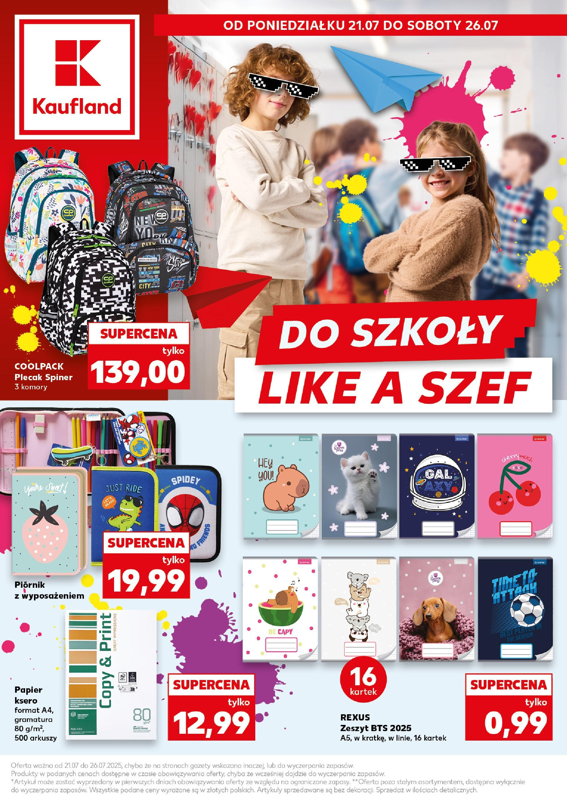 KAUFLAND gazetka promocyjna 21.07.2025 - Promocje - Numer strony 1