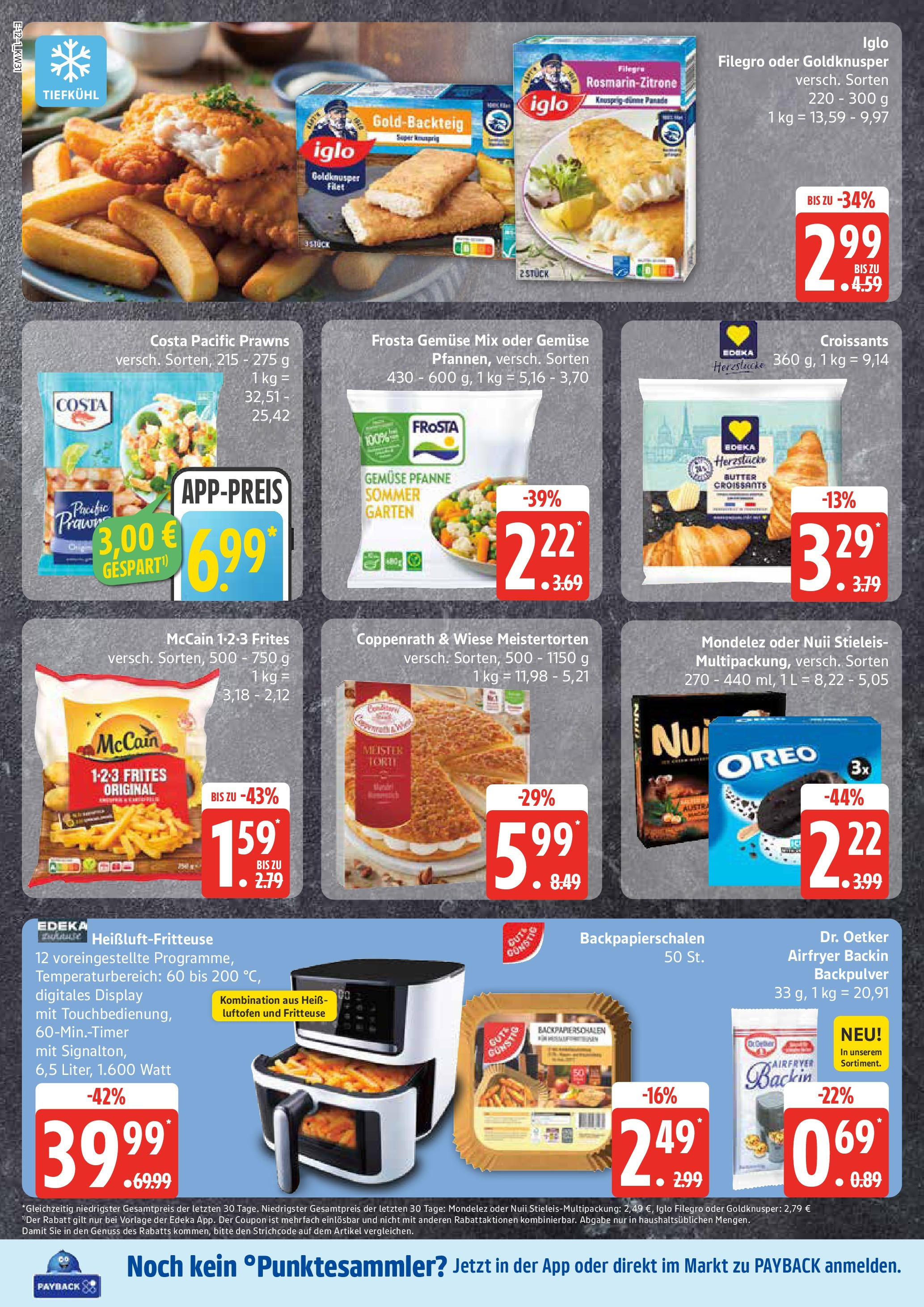 Marktkauf Prospekt Mölln (ab 28.07.2025) » Angebote ab Montag | Seite: 16 | Produkte: Butter, McCain, Frosta, Fritteuse Marktkauf Prospekt Mölln (ab 28.07.2025) » Angebote online | Seite: 16 | Produkte: Butter, McCain, Frosta, Fritteuse