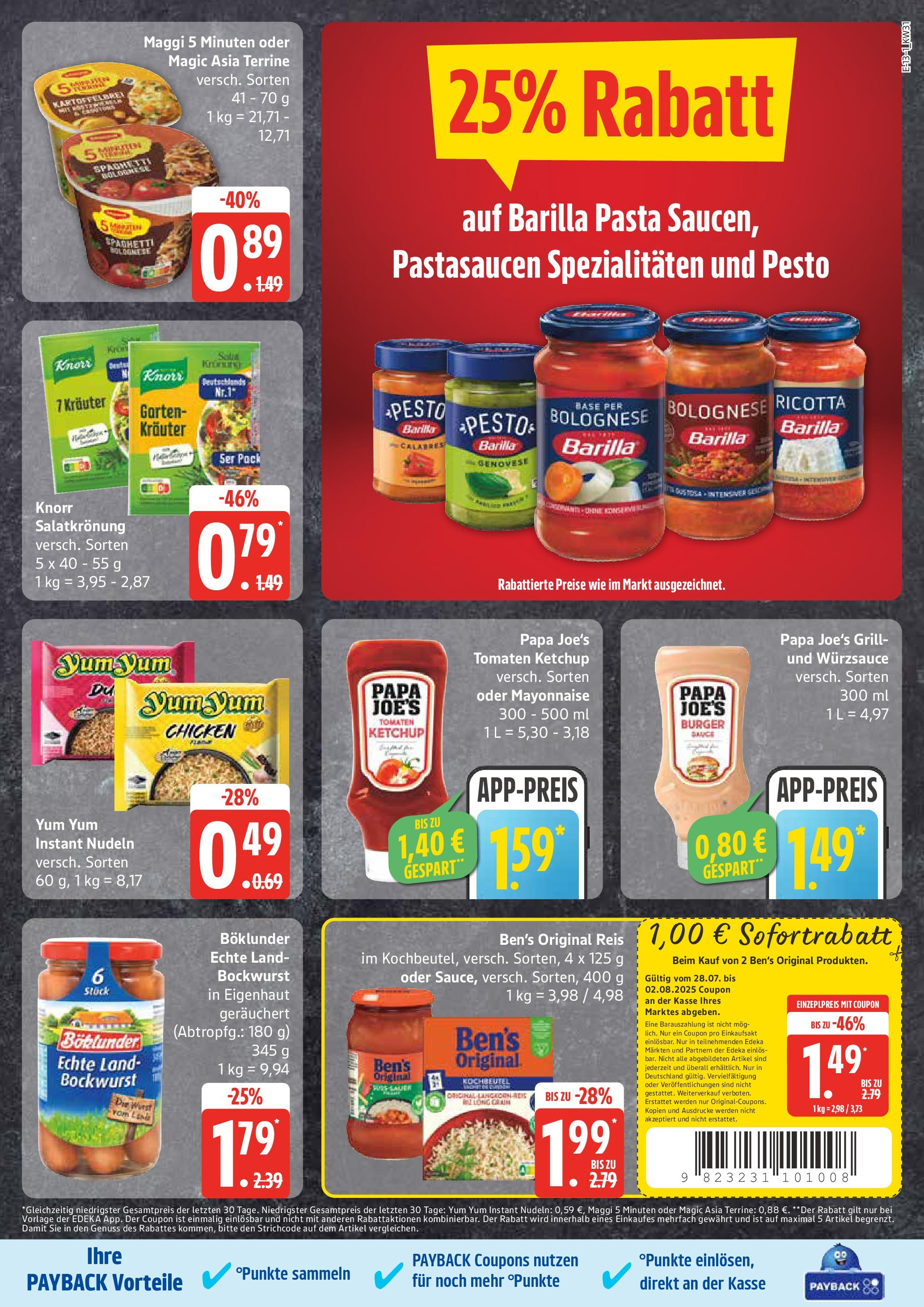 Marktkauf Prospekt Mölln (ab 28.07.2025) » Angebote ab Montag | Seite: 17 | Produkte: Barilla, Barilla pesto, Burger, Mayonnaise Marktkauf Prospekt Mölln (ab 28.07.2025) » Angebote online | Seite: 17 | Produkte: Barilla, Barilla pesto, Burger, Mayonnaise