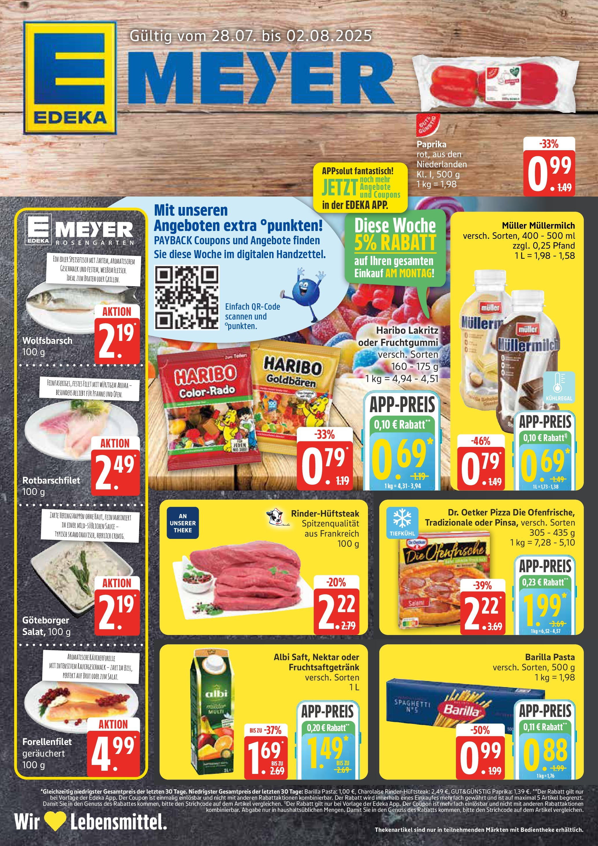 Edeka prospekt Seevetal (ab 27.07.2025) » Angebote Online | Seite: 5 | Produkte: Barilla, Ofenfrische, Brot, Pizza Edeka prospekt Seevetal (ab 27.07.2025) » Angebote Online | Seite: 5 | Produkte: Barilla, Ofenfrische, Brot, Pizza