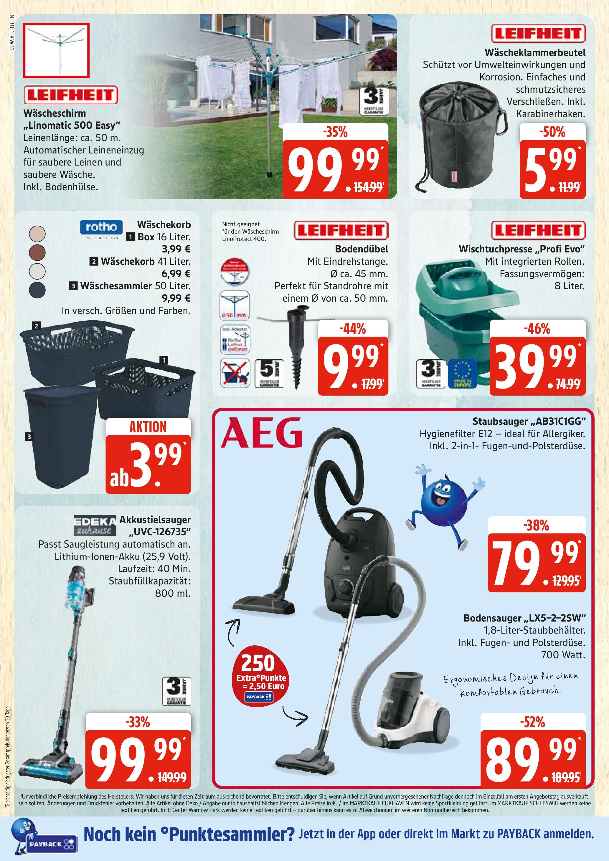 Edeka prospekt Rostock (ab 27.07.2025) » Angebote Online | Seite: 38 | Produkte: Adapter, AEG, Staubsauger, Box Edeka prospekt Rostock (ab 27.07.2025) » Angebote Online | Seite: 38 | Produkte: Adapter, AEG, Staubsauger, Box