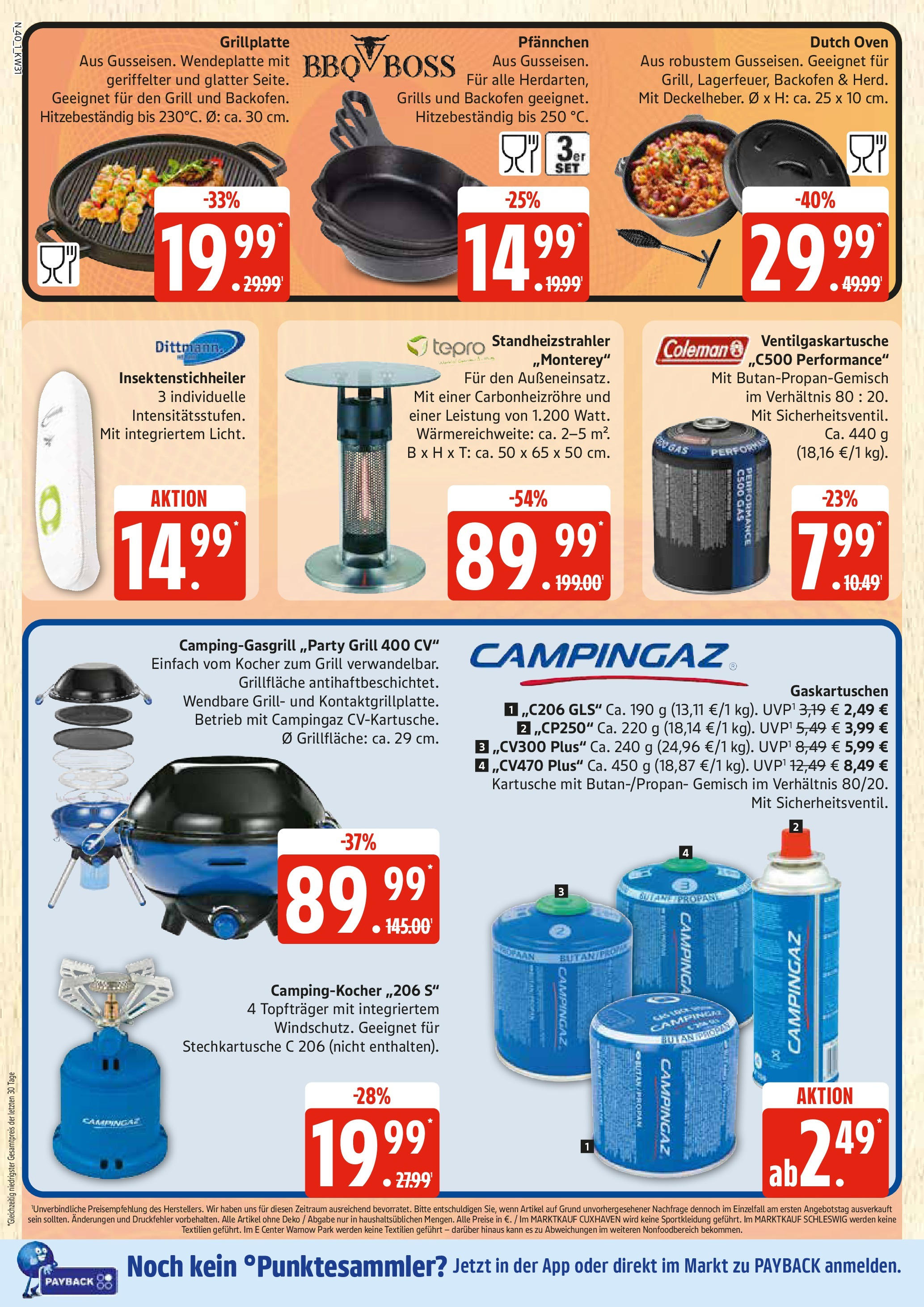 Edeka prospekt Rostock (ab 27.07.2025) » Angebote Online | Seite: 40 | Produkte: Grill, Kocher, Backofen Edeka prospekt Rostock (ab 27.07.2025) » Angebote Online | Seite: 40 | Produkte: Grill, Kocher, Backofen