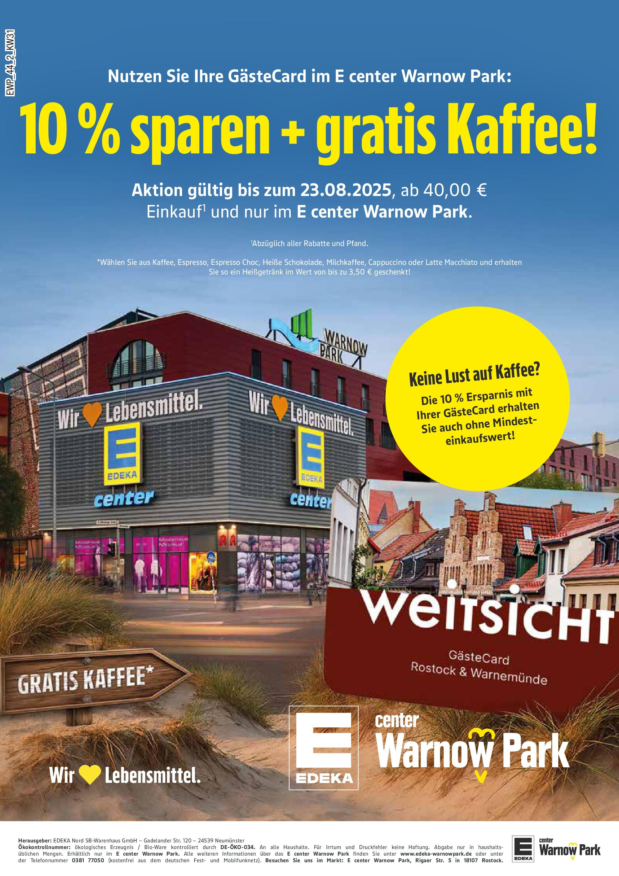 Edeka prospekt Rostock (ab 27.07.2025) » Angebote Online | Seite: 44 | Produkte: Kaffee Edeka prospekt Rostock (ab 27.07.2025) » Angebote Online | Seite: 44 | Produkte: Kaffee