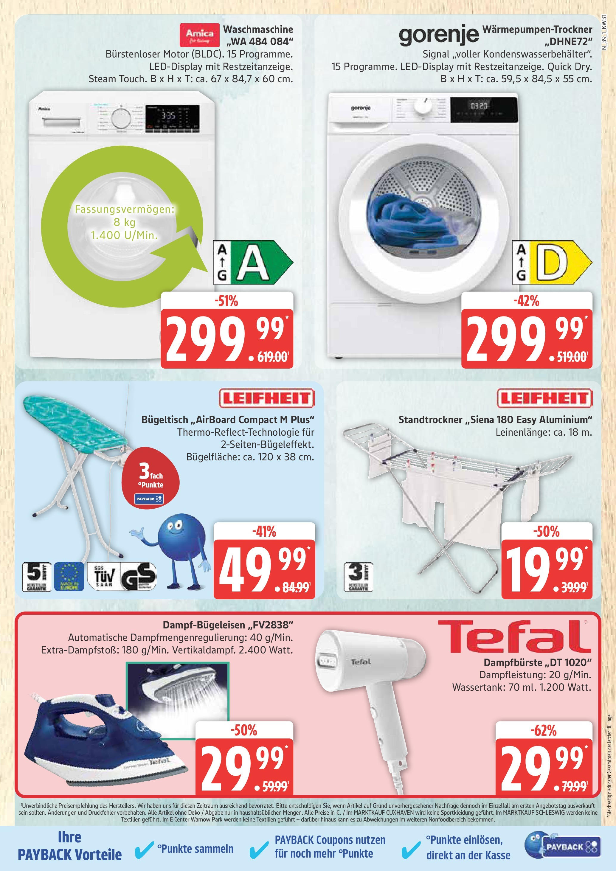 Marktkauf Prospekt Cuxhaven, Buxtehude (ab 28.07.2025) » Angebote ab Montag | Seite: 39 | Produkte: Gorenje, Waschmaschine Marktkauf Prospekt Cuxhaven, Buxtehude (ab 28.07.2025) » Angebote online | Seite: 39 | Produkte: Gorenje, Waschmaschine
