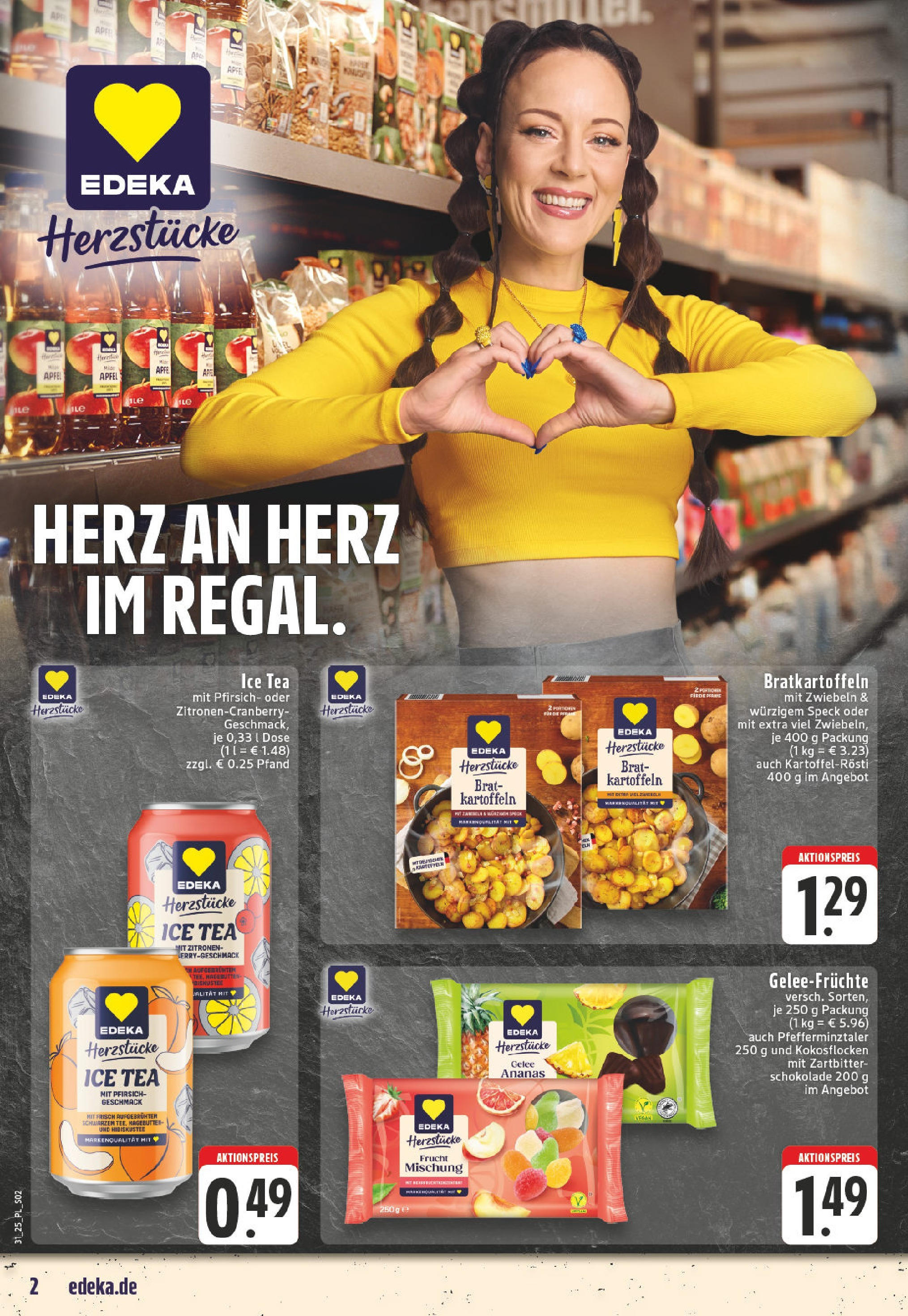 Edeka prospekt Linnich	 (ab 27.07.2025) » Angebote Online | Seite: 2 | Produkte: Äpfel, Ananas, Kartoffeln, Zitronen