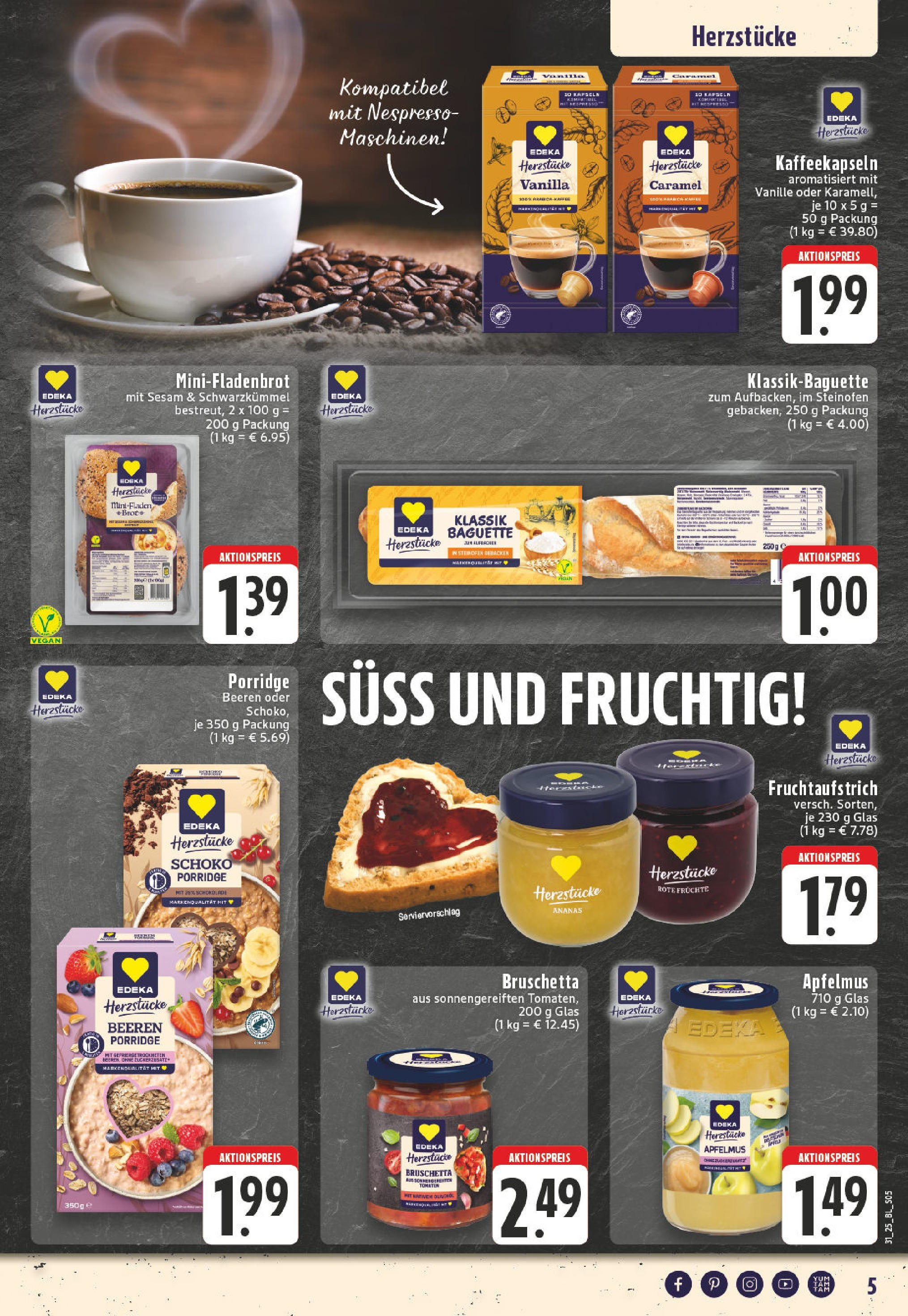 Edeka prospekt Puderbach (ab 27.07.2025) » Angebote Online | Seite: 5 | Produkte: Baguette, Ananas, Tomaten, Apple Edeka prospekt Puderbach (ab 27.07.2025) » Angebote Online | Seite: 5 | Produkte: Baguette, Ananas, Tomaten, Apple