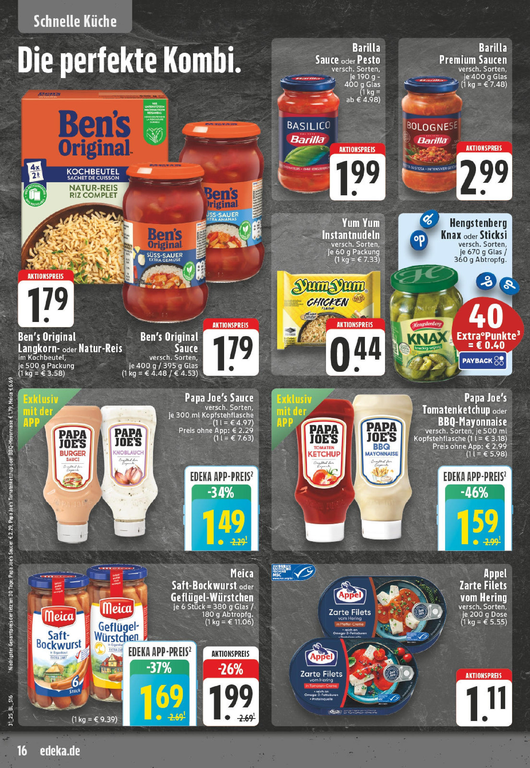 Edeka prospekt Puderbach (ab 27.07.2025) » Angebote Online | Seite: 16 | Produkte: Küche, Burger, Tomaten, Knoblauch Edeka prospekt Puderbach (ab 27.07.2025) » Angebote Online | Seite: 16 | Produkte: Küche, Burger, Tomaten, Knoblauch