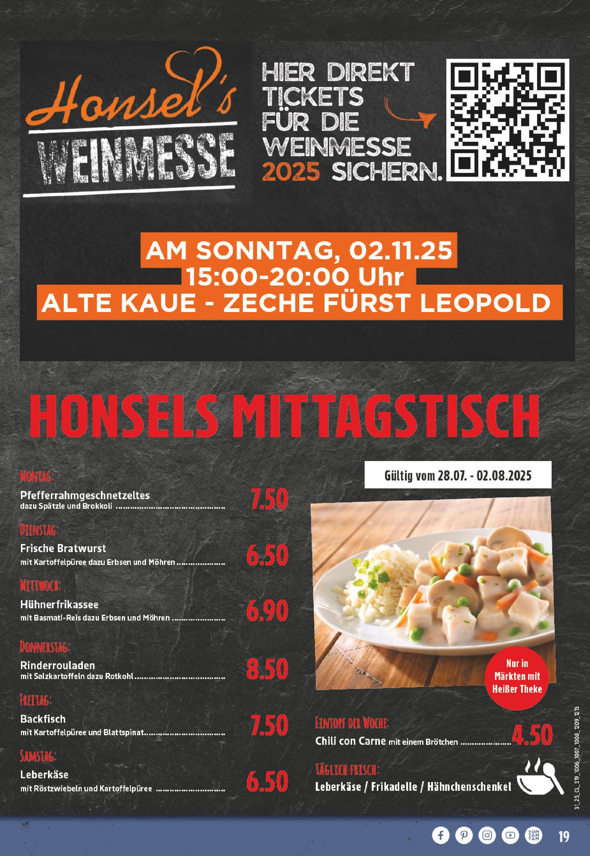 Edeka prospekt Dorsten (ab 27.07.2025) » Angebote Online | Seite: 19 | Produkte: Rinderrouladen, Hahnchenschenkel, Rotkohl, Leberkase Edeka prospekt Dorsten (ab 27.07.2025) » Angebote Online | Seite: 19 | Produkte: Rinderrouladen, Hahnchenschenkel, Rotkohl, Leberkase