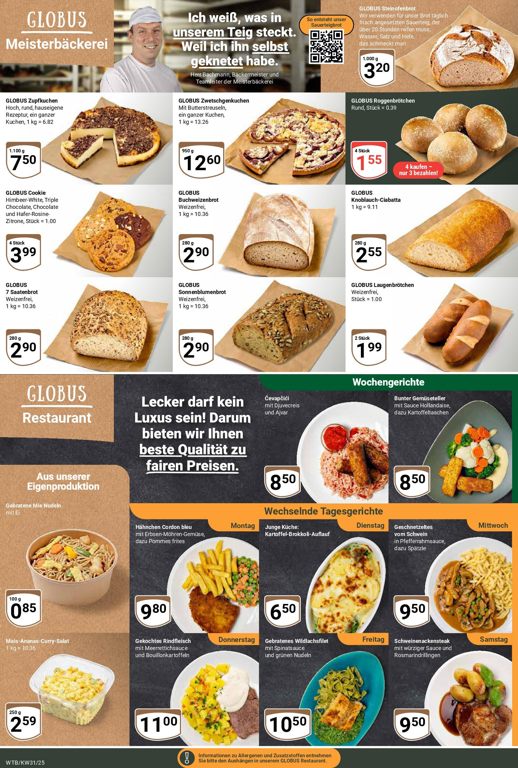 Globus prospekt Wächtersbach (ab 28.07.2025) » Angebote ab Montag | Seite: 6 | Produkte: Pommes, Pommes frites, Salz, Brot Globus prospekt Wächtersbach (ab 28.07.2025) » Angebote online | Seite: 6 | Produkte: Pommes, Pommes frites, Salz, Brot