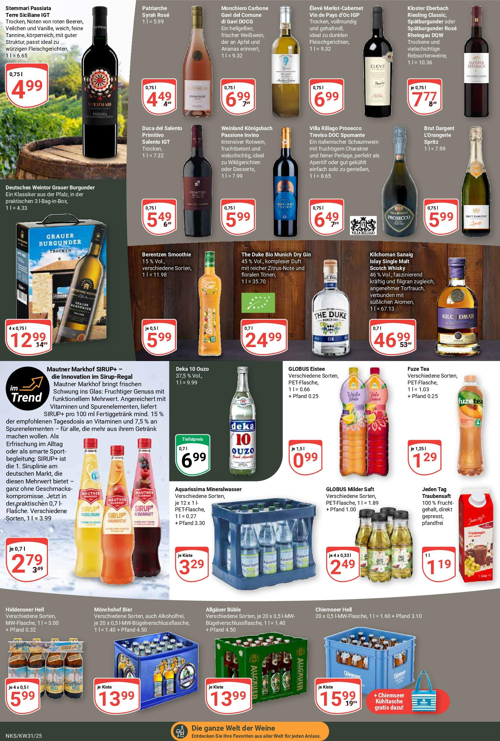 Globus prospekt Neunkirchen (ab 28.07.2025) » Angebote ab Montag | Seite: 16 | Produkte: Monchshof, Fuze tea, Duft, Ananas Globus prospekt Neunkirchen (ab 28.07.2025) » Angebote online | Seite: 16 | Produkte: Monchshof, Fuze tea, Duft, Ananas