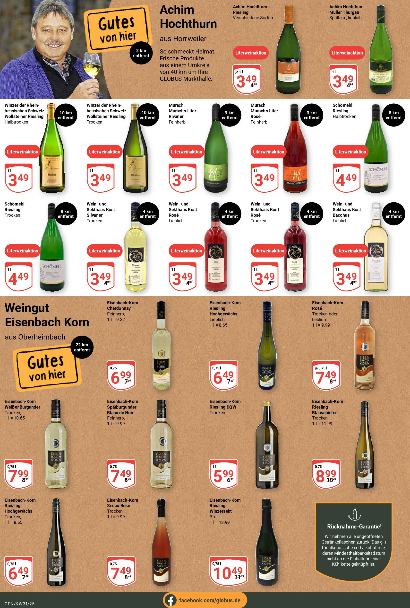 Globus prospekt Gensingen (ab 28.07.2025) » Angebote ab Montag | Seite: 15 | Produkte: Fisch, Wein Globus prospekt Gensingen (ab 28.07.2025) » Angebote online | Seite: 15 | Produkte: Fisch, Wein
