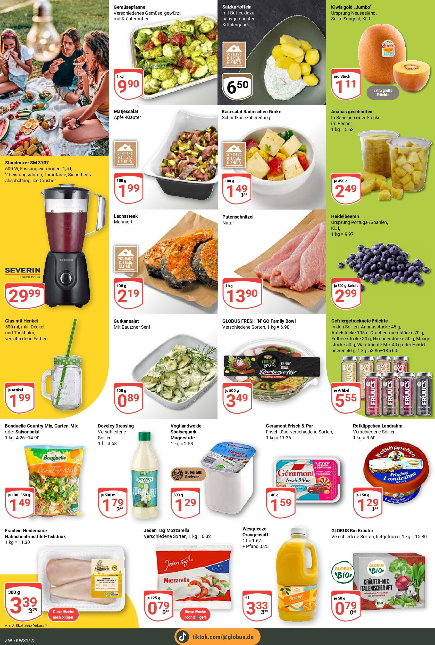 Globus prospekt Zwickau (ab 28.07.2025) » Angebote ab Montag | Seite: 14 | Produkte: Quark, Mozzarella, Kräuterbutter, Rotkäppchen Globus prospekt Zwickau (ab 28.07.2025) » Angebote online | Seite: 14 | Produkte: Quark, Mozzarella, Kräuterbutter, Rotkäppchen