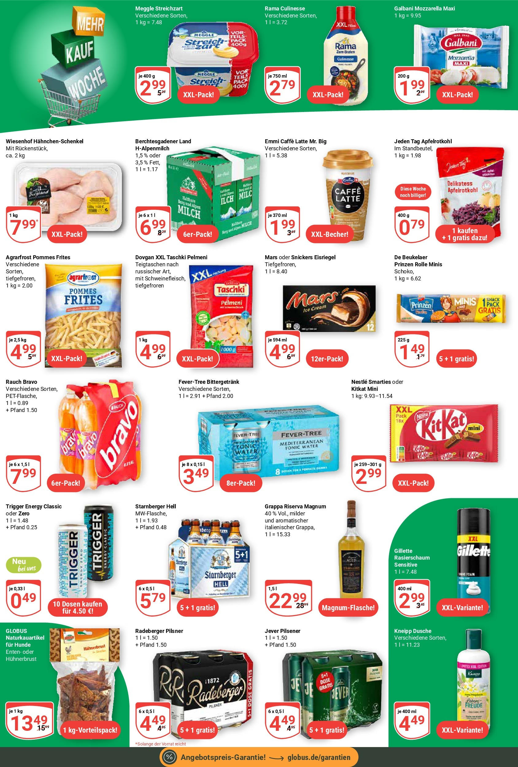 Globus prospekt Hoyerswerda	 (ab 28.07.2025) » Angebote online | Seite: 20 | Produkte: Hahnchenschenkel, Dusche, Smarties, Rasierschaum