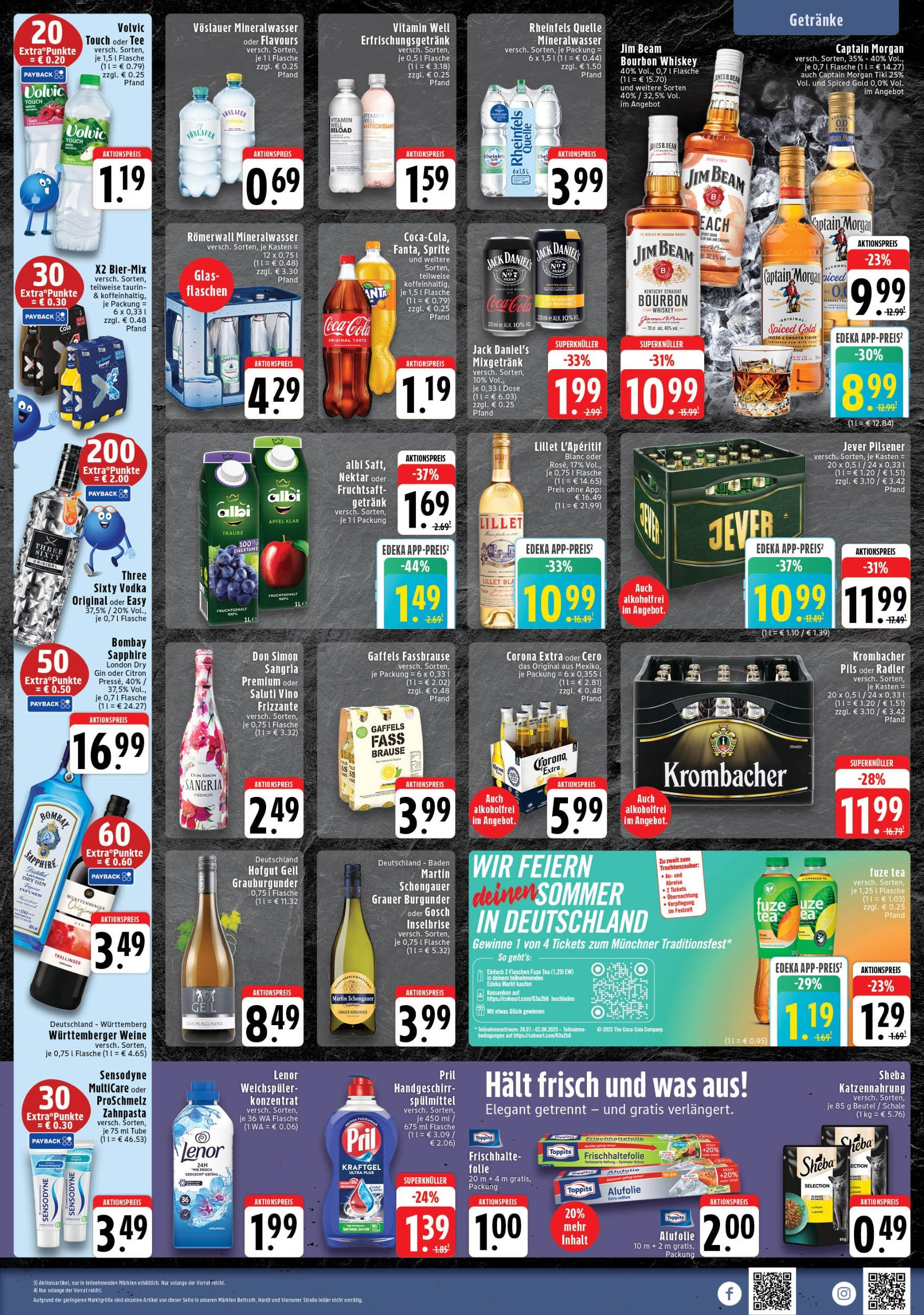 Edeka prospekt Mönchengladbach-Bettrath (ab 27.07.2025) » Angebote Online | Seite: 7 | Produkte: Captain morgan, Vodka, Gin, Fruchtsaft Edeka prospekt Mönchengladbach-Bettrath (ab 27.07.2025) » Angebote Online | Seite: 7 | Produkte: Captain morgan, Vodka, Gin, Fruchtsaft