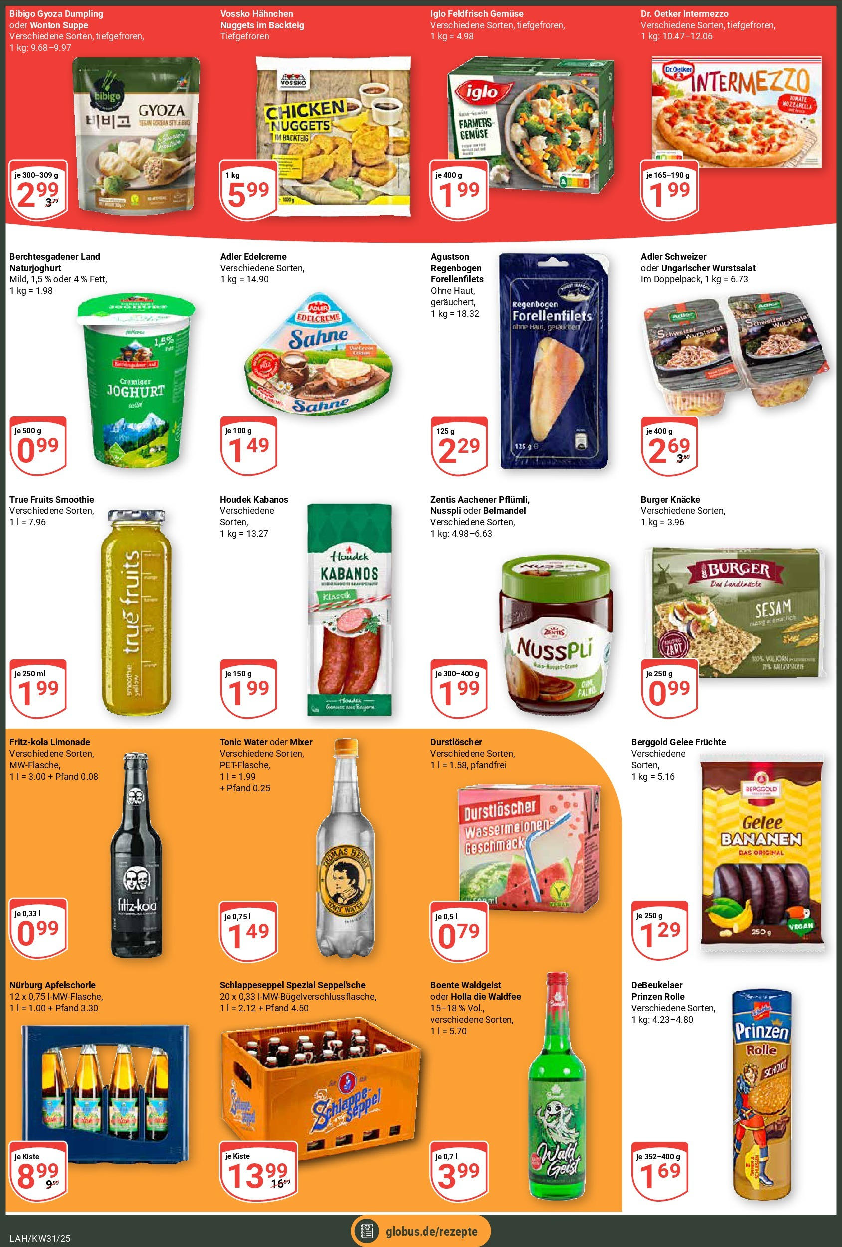 Globus prospekt Lahnstein (ab 28.07.2025) » Angebote ab Montag | Seite: 2 | Produkte: Durstloscher, Burger, Limonade, Gemüse Globus prospekt Lahnstein (ab 28.07.2025) » Angebote online | Seite: 2 | Produkte: Durstloscher, Burger, Limonade, Gemüse