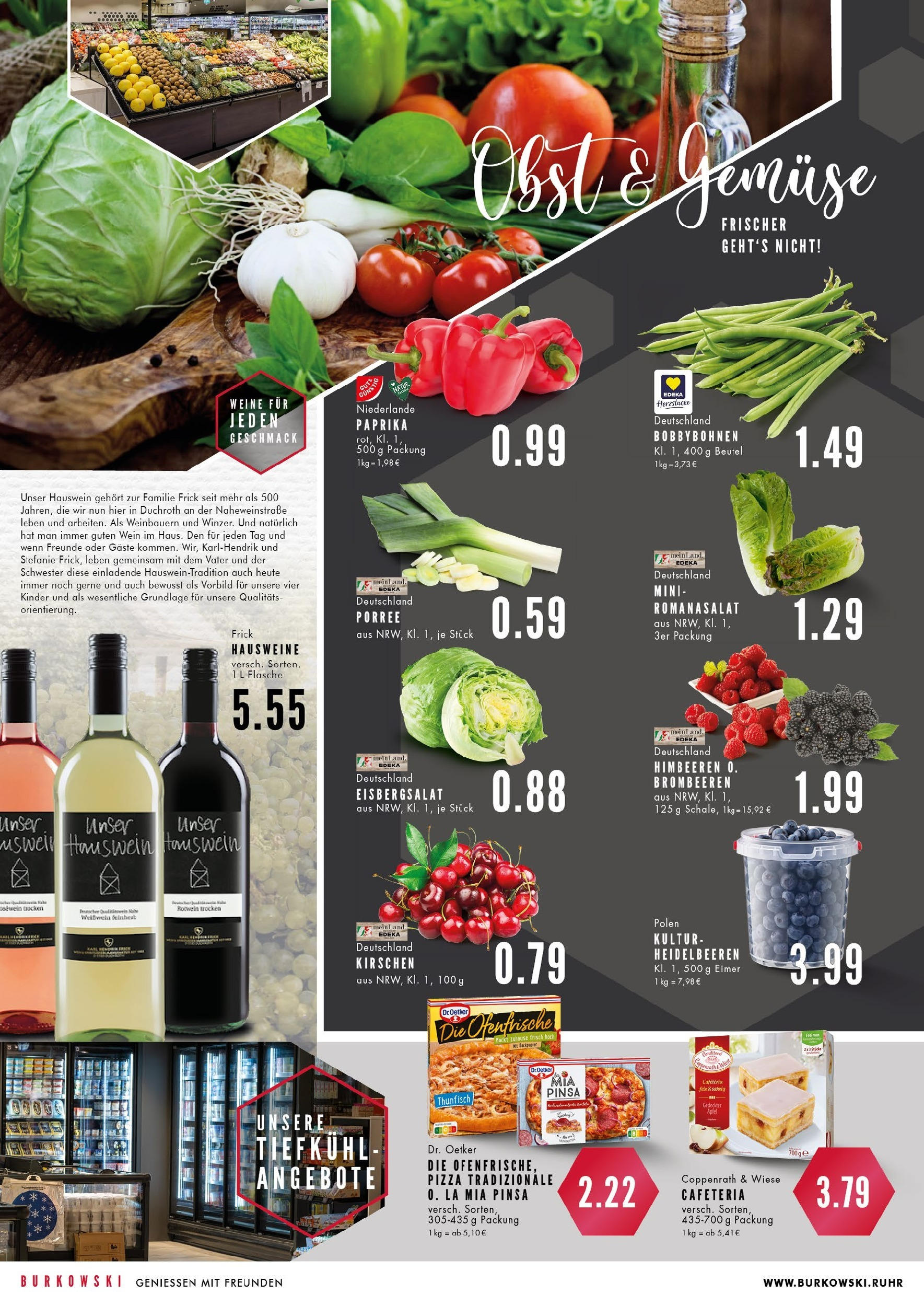 Edeka prospekt Essen (ab 27.07.2025) » Angebote Online | Seite: 6 | Produkte: Himbeeren, Äpfel, Ofenfrische, Paprika Edeka prospekt Essen (ab 27.07.2025) » Angebote Online | Seite: 6 | Produkte: Himbeeren, Äpfel, Ofenfrische, Paprika
