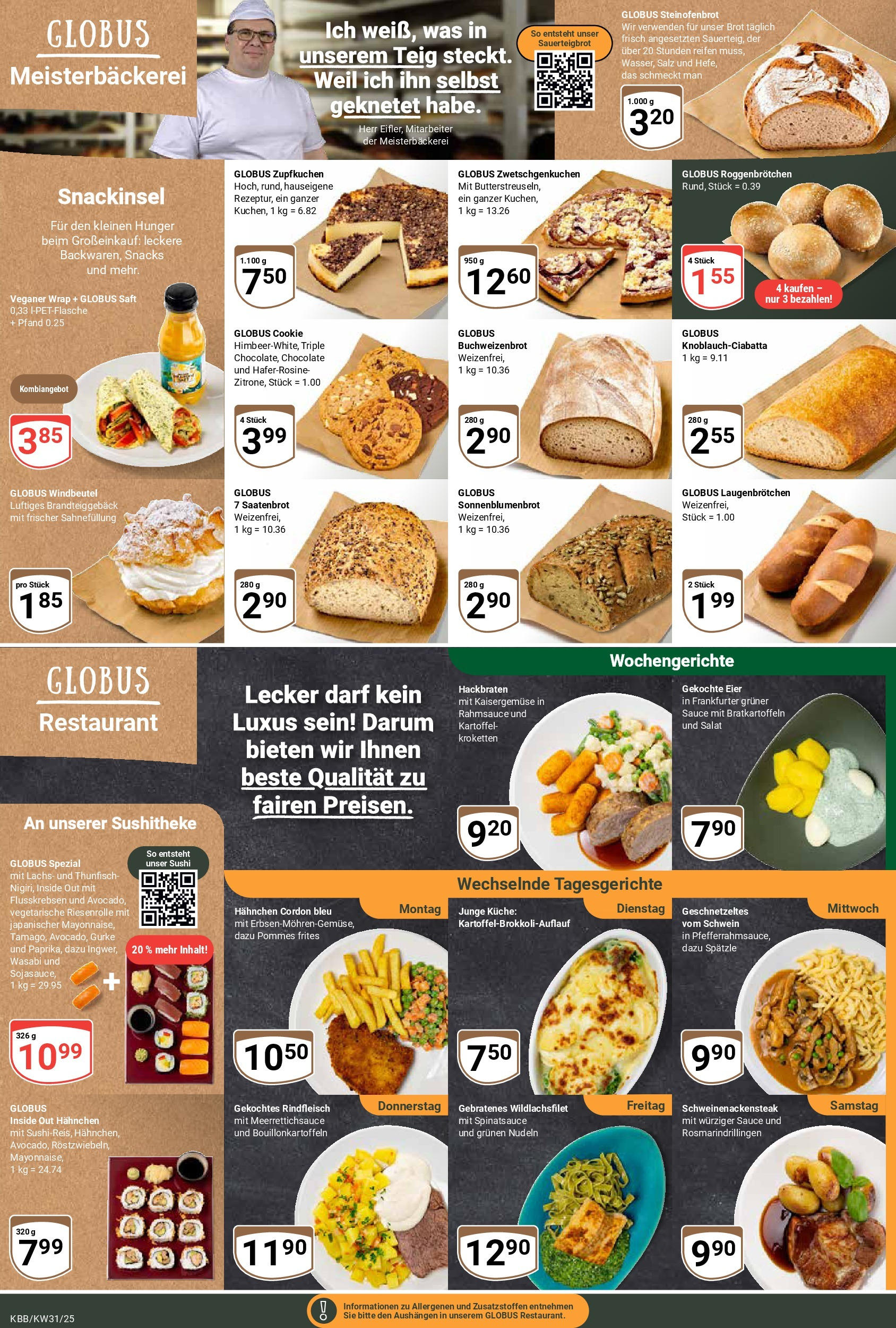 Globus prospekt Koblenz-Bubenheim (ab 28.07.2025) » Angebote ab Montag | Seite: 7 | Produkte: Pommes, Pommes frites, Brot, Salat Globus prospekt Koblenz-Bubenheim (ab 28.07.2025) » Angebote online | Seite: 7 | Produkte: Pommes, Pommes frites, Brot, Salat