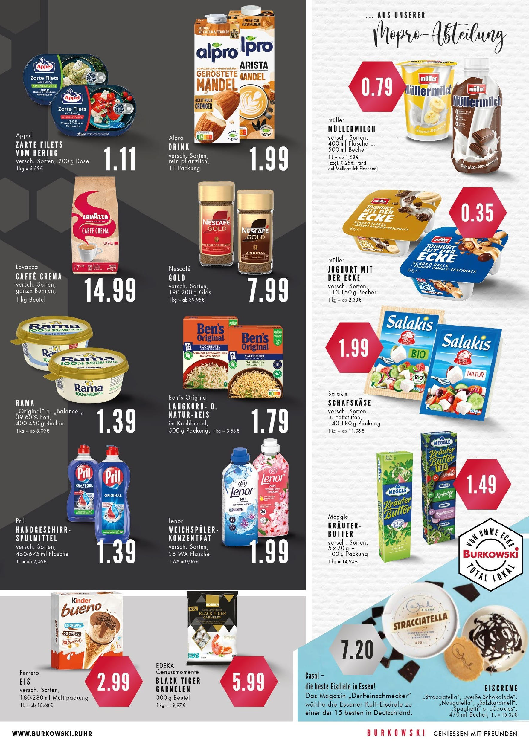 Edeka prospekt Essen (ab 27.07.2025) » Angebote Online | Seite: 7 | Produkte: Rama, Alpro, Müllermilch, Meggle butter Edeka prospekt Essen (ab 27.07.2025) » Angebote Online | Seite: 7 | Produkte: Rama, Alpro, Müllermilch, Meggle butter