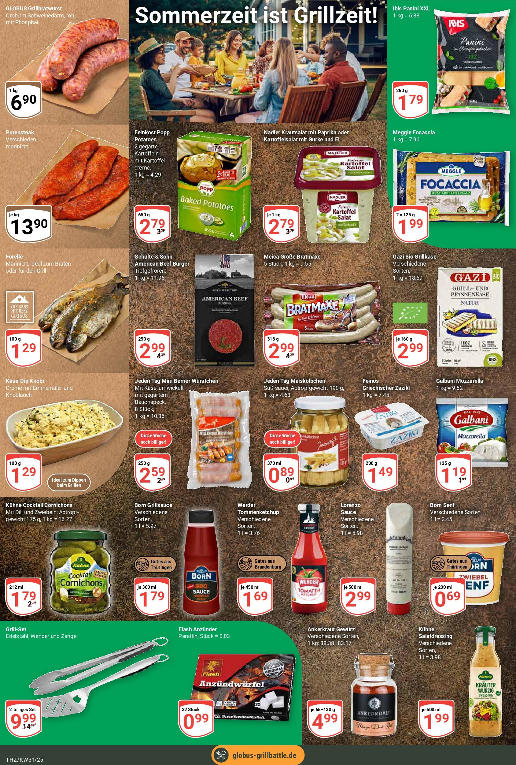 Globus prospekt Zeitz (ab 28.07.2025) » Angebote ab Montag | Seite: 8 | Produkte: Mozzarella, Tomaten, Knoblauch, Salat Globus prospekt Zeitz (ab 28.07.2025) » Angebote online | Seite: 8 | Produkte: Mozzarella, Tomaten, Knoblauch, Salat