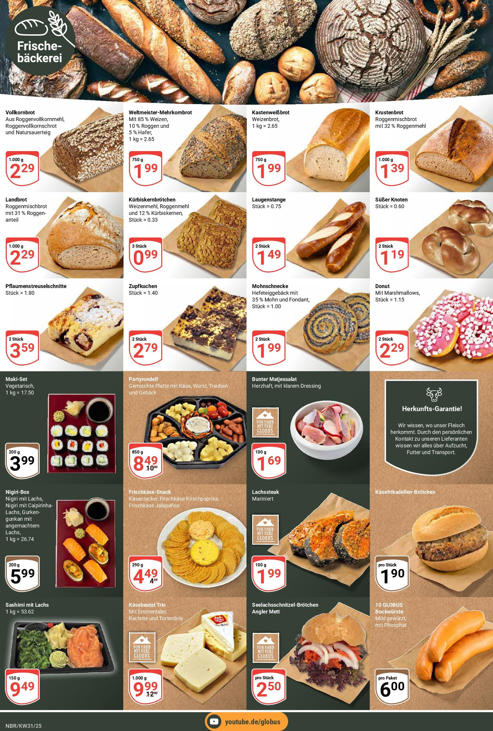 Globus prospekt Neubrandenburg (ab 28.07.2025) » Angebote ab Montag | Seite: 5 | Produkte: Vollkornbrot, Dressing, Lachs, Gurken Globus prospekt Neubrandenburg (ab 28.07.2025) » Angebote online | Seite: 5 | Produkte: Vollkornbrot, Dressing, Lachs, Gurken