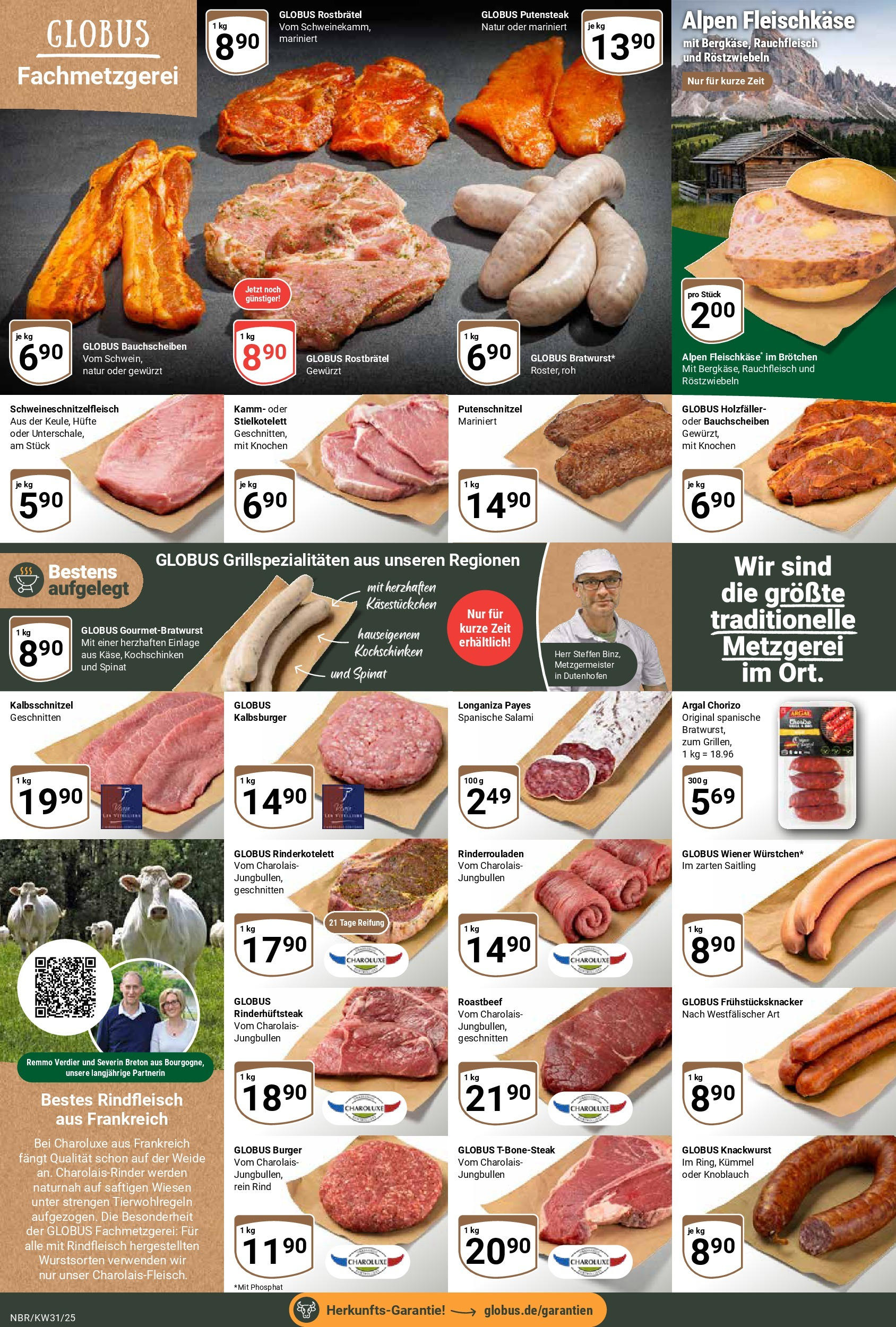 Globus prospekt Neubrandenburg (ab 28.07.2025) » Angebote ab Montag | Seite: 6 | Produkte: Rinderrouladen, Burger, Knoblauch, Rindfleisch Globus prospekt Neubrandenburg (ab 28.07.2025) » Angebote online | Seite: 6 | Produkte: Rinderrouladen, Burger, Knoblauch, Rindfleisch