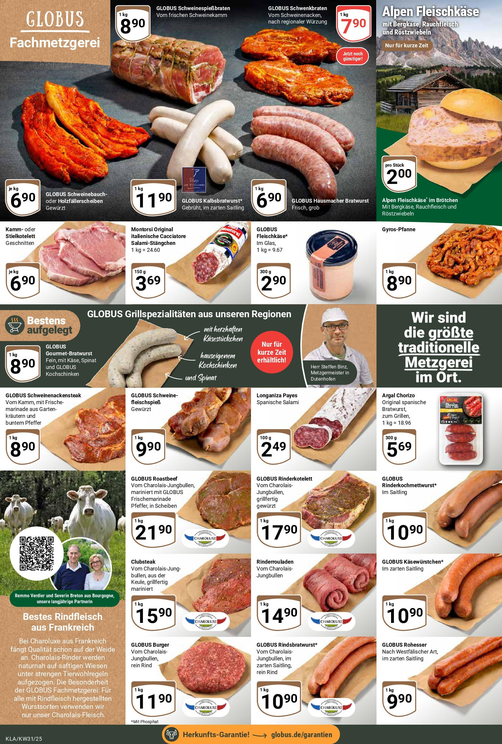 Globus prospekt Kaiserslautern (ab 28.07.2025) » Angebote ab Montag | Seite: 8 | Produkte: Schweinebauch, Bratwurst, Pfeffer, Salami Globus prospekt Kaiserslautern (ab 28.07.2025) » Angebote online | Seite: 8 | Produkte: Schweinebauch, Bratwurst, Pfeffer, Salami