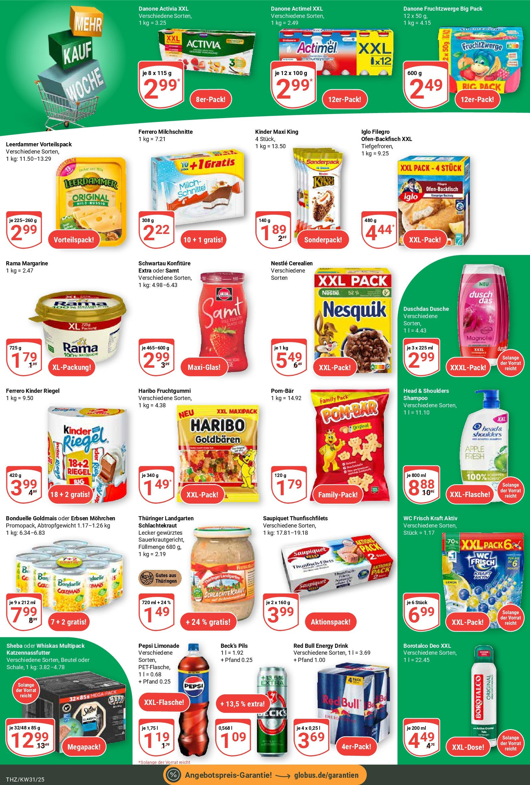Globus prospekt Zeitz (ab 28.07.2025) » Angebote ab Montag | Seite: 18 | Produkte: Actimel, Fruchtzwerge, Pils, Wc frisch Globus prospekt Zeitz (ab 28.07.2025) » Angebote online | Seite: 18 | Produkte: Actimel, Fruchtzwerge, Pils, Wc frisch
