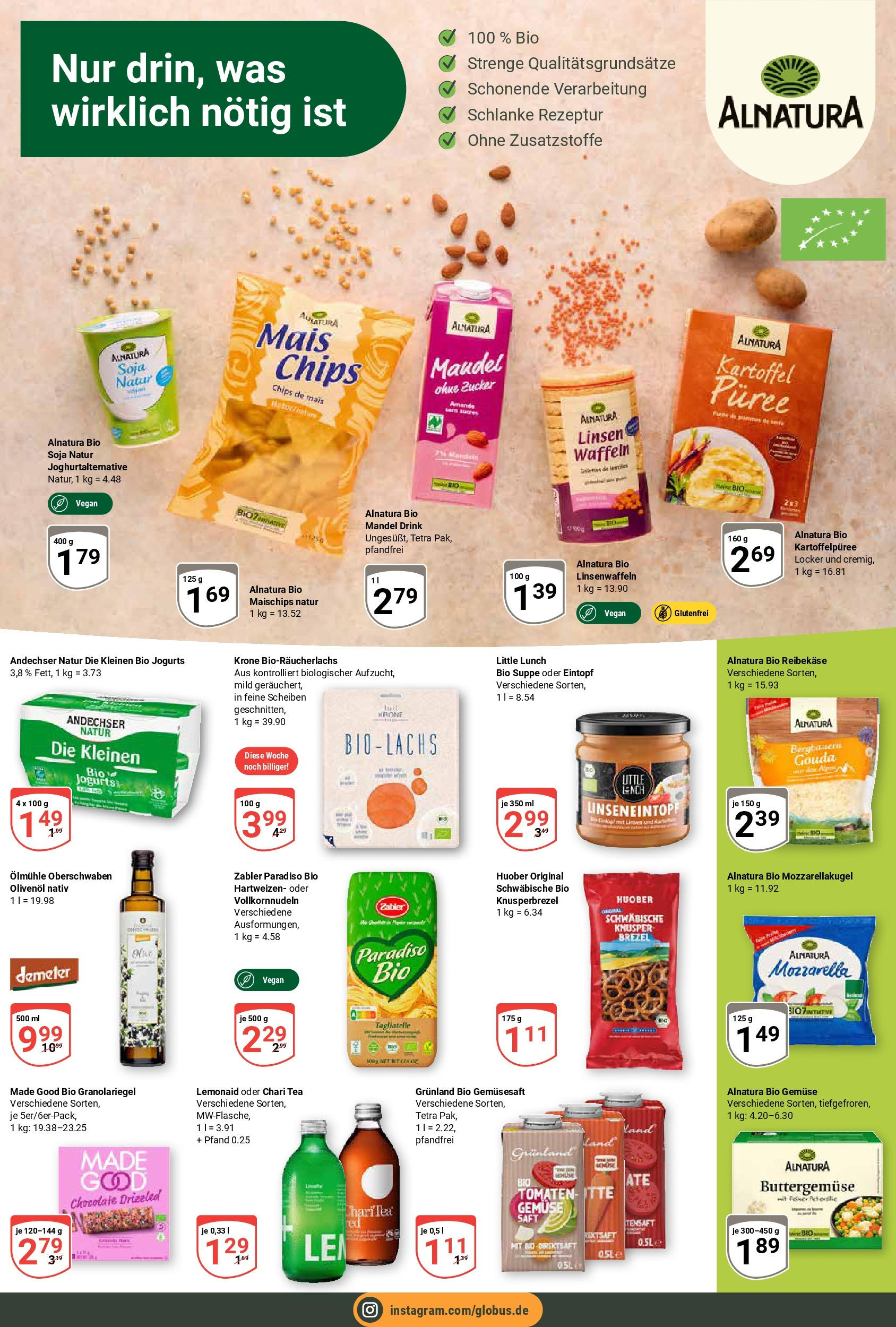 Globus prospekt Schwandorf (ab 28.07.2025) » Angebote ab Montag | Seite: 18 | Produkte: Mozzarella, Olivenol, Mars, Saft Globus prospekt Schwandorf (ab 28.07.2025) » Angebote online | Seite: 18 | Produkte: Mozzarella, Olivenol, Mars, Saft