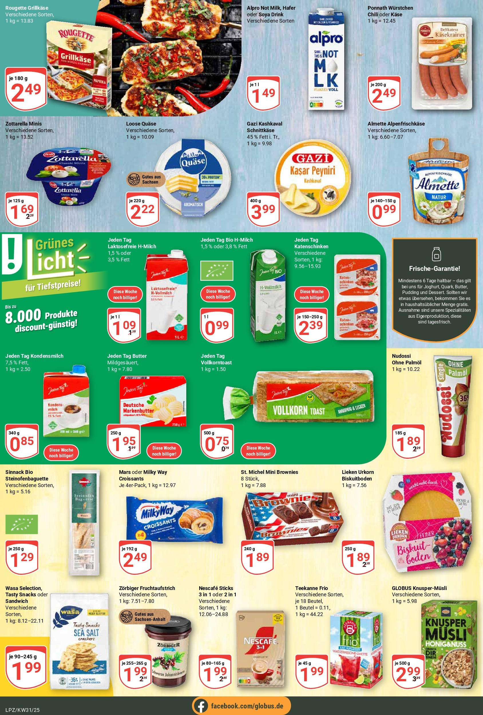 Globus prospekt Leipzig (ab 28.07.2025) » Angebote ab Montag | Seite: 13 | Produkte: Milch, Käse, Pudding, Mars Globus prospekt Leipzig (ab 28.07.2025) » Angebote online | Seite: 13 | Produkte: Milch, Käse, Pudding, Mars