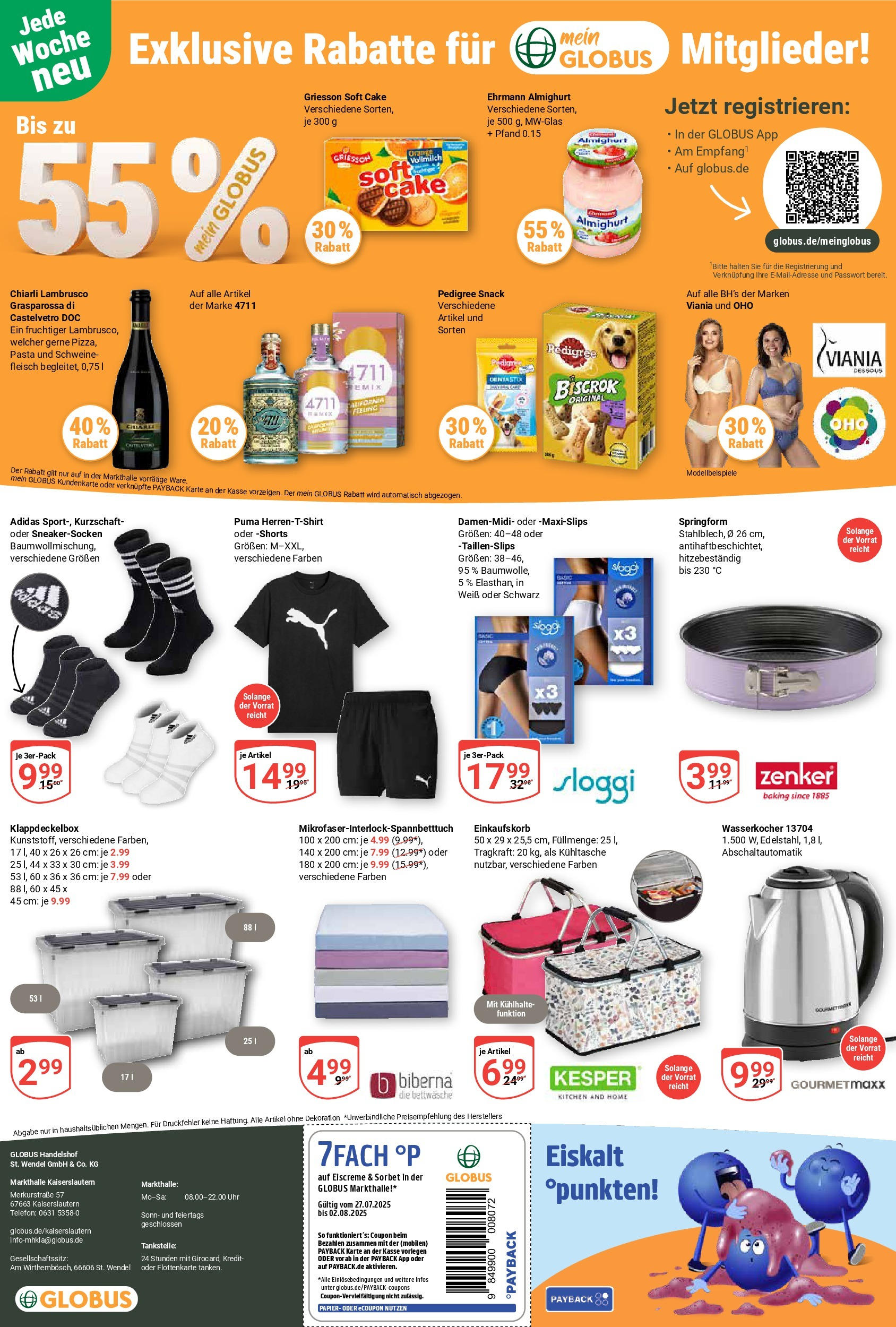 Globus prospekt Kaiserslautern (ab 28.07.2025) » Angebote ab Montag | Seite: 28 | Produkte: Dessous, Fleisch, Telefon, Uhr Globus prospekt Kaiserslautern (ab 28.07.2025) » Angebote online | Seite: 28 | Produkte: Dessous, Fleisch, Telefon, Uhr