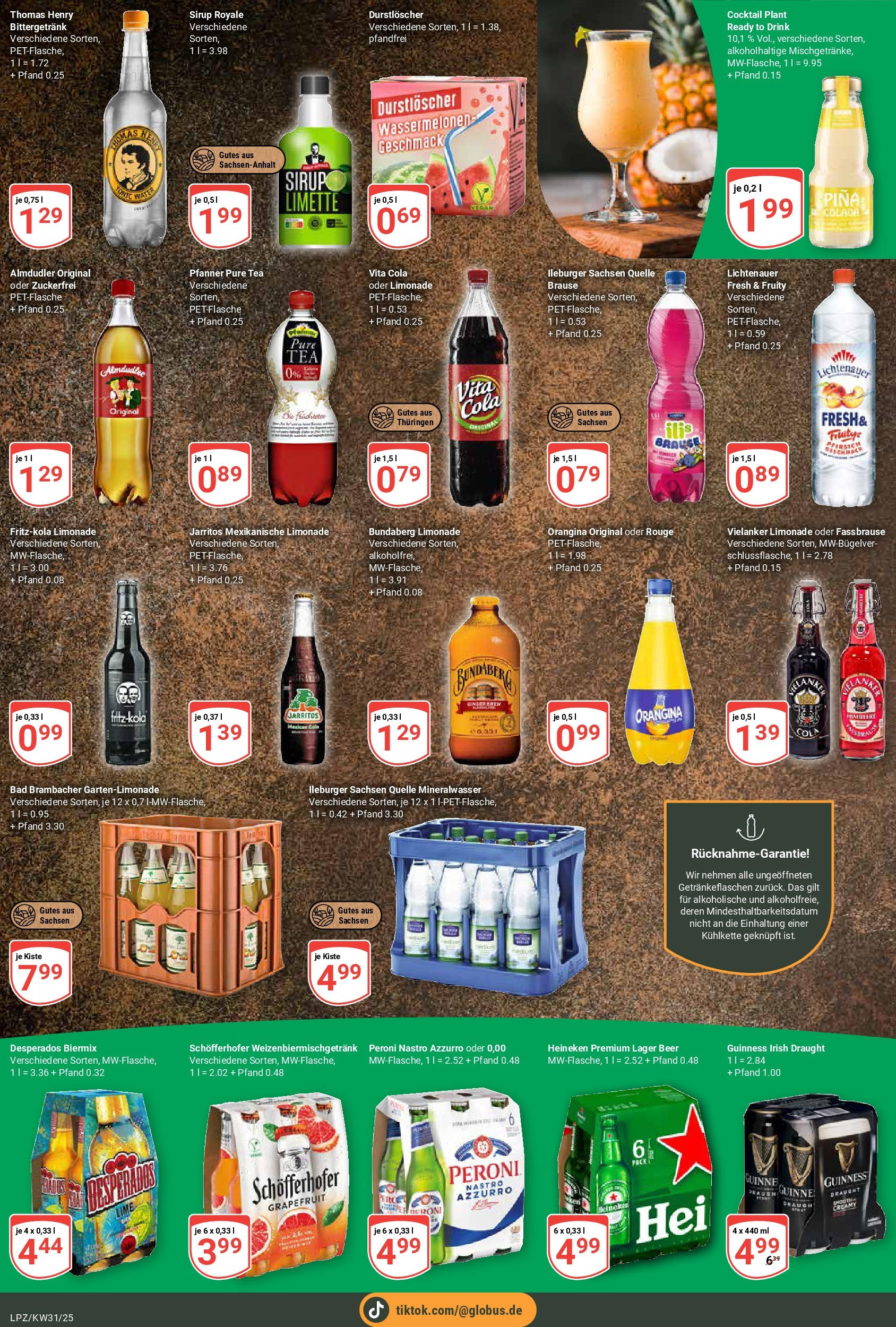 Globus prospekt Leipzig (ab 28.07.2025) » Angebote ab Montag | Seite: 19 | Produkte: Sirup, Mineralwasser, Grapefruit, Vita cola Globus prospekt Leipzig (ab 28.07.2025) » Angebote online | Seite: 19 | Produkte: Sirup, Mineralwasser, Grapefruit, Vita cola