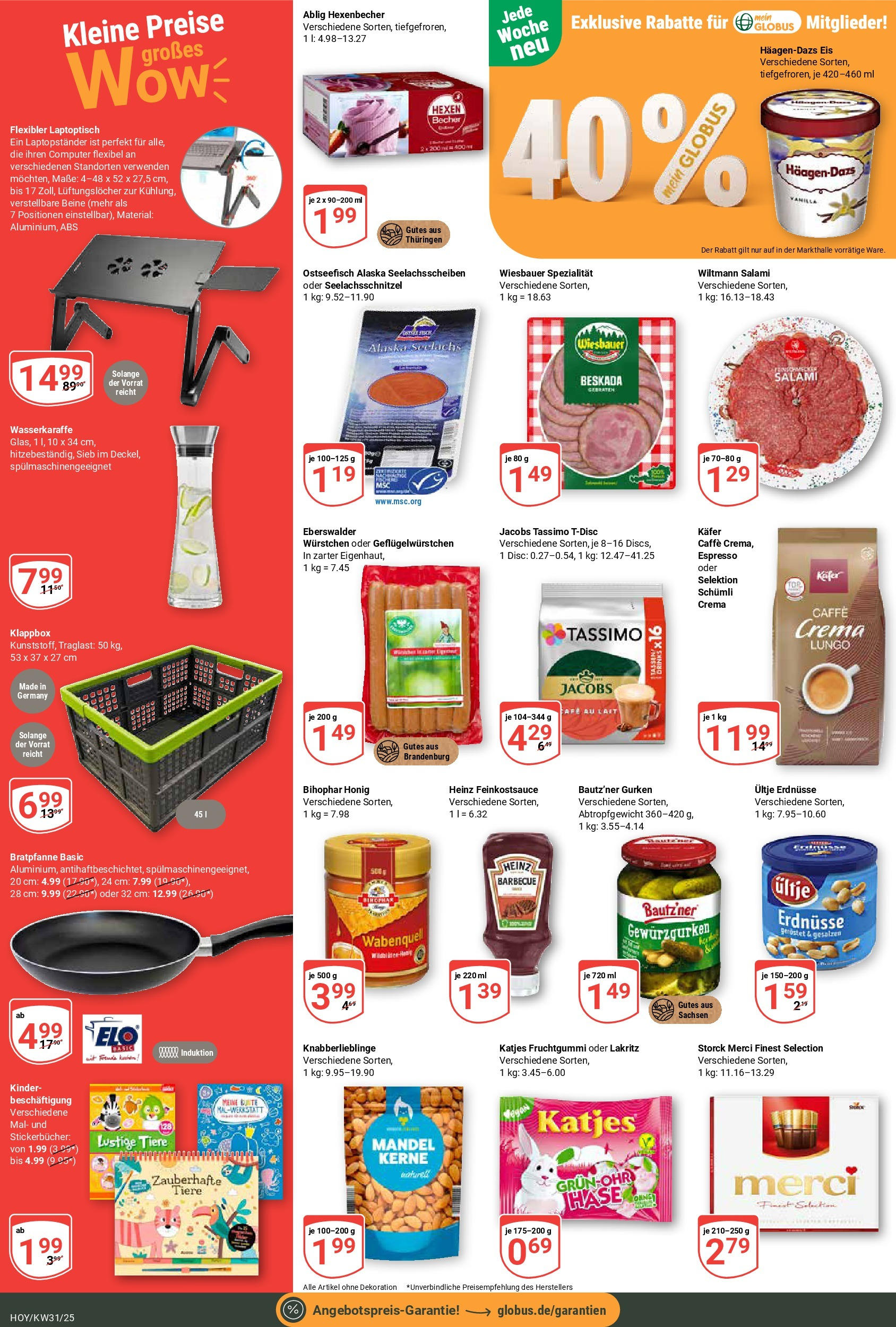 Globus prospekt Hoyerswerda	 (ab 28.07.2025) » Angebote online | Seite: 2 | Produkte: Salami, Tassimo, Gurken, Computer