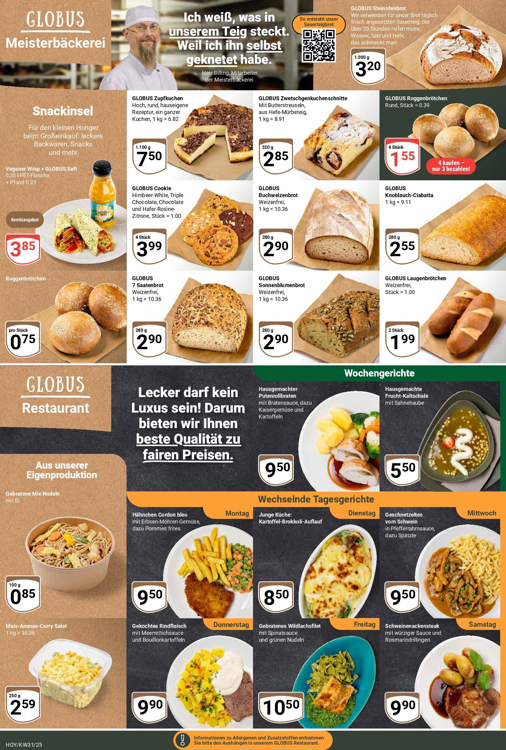 Globus prospekt Hoyerswerda	 (ab 28.07.2025) » Angebote online | Seite: 5 | Produkte: Hahnchen, Pommes, Küche, Pommes frites