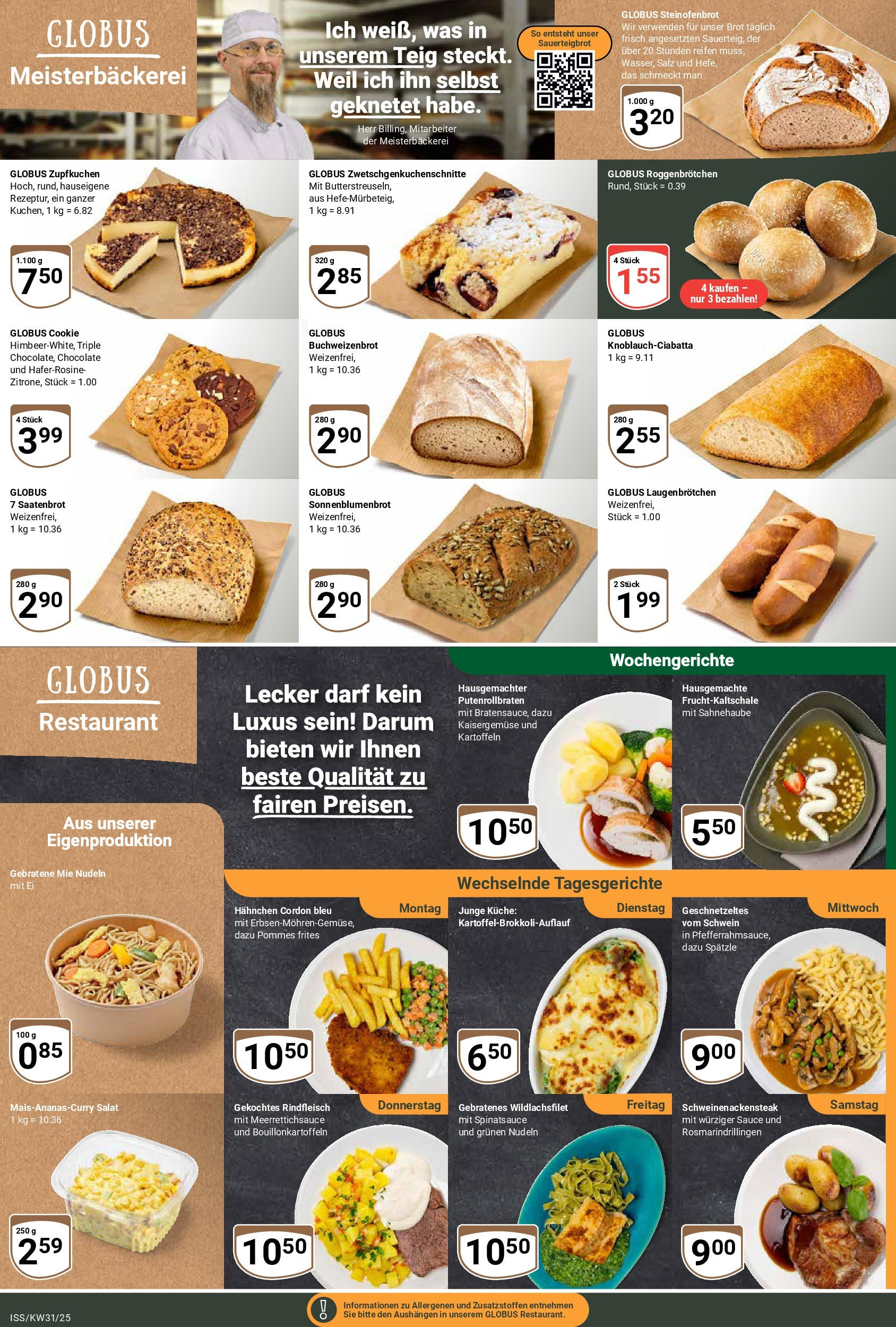 Globus prospekt Isserstedt (ab 28.07.2025) » Angebote ab Montag | Seite: 5 | Produkte: Pommes, Küche, Brot, Nudeln Globus prospekt Isserstedt (ab 28.07.2025) » Angebote online | Seite: 5 | Produkte: Pommes, Küche, Brot, Nudeln