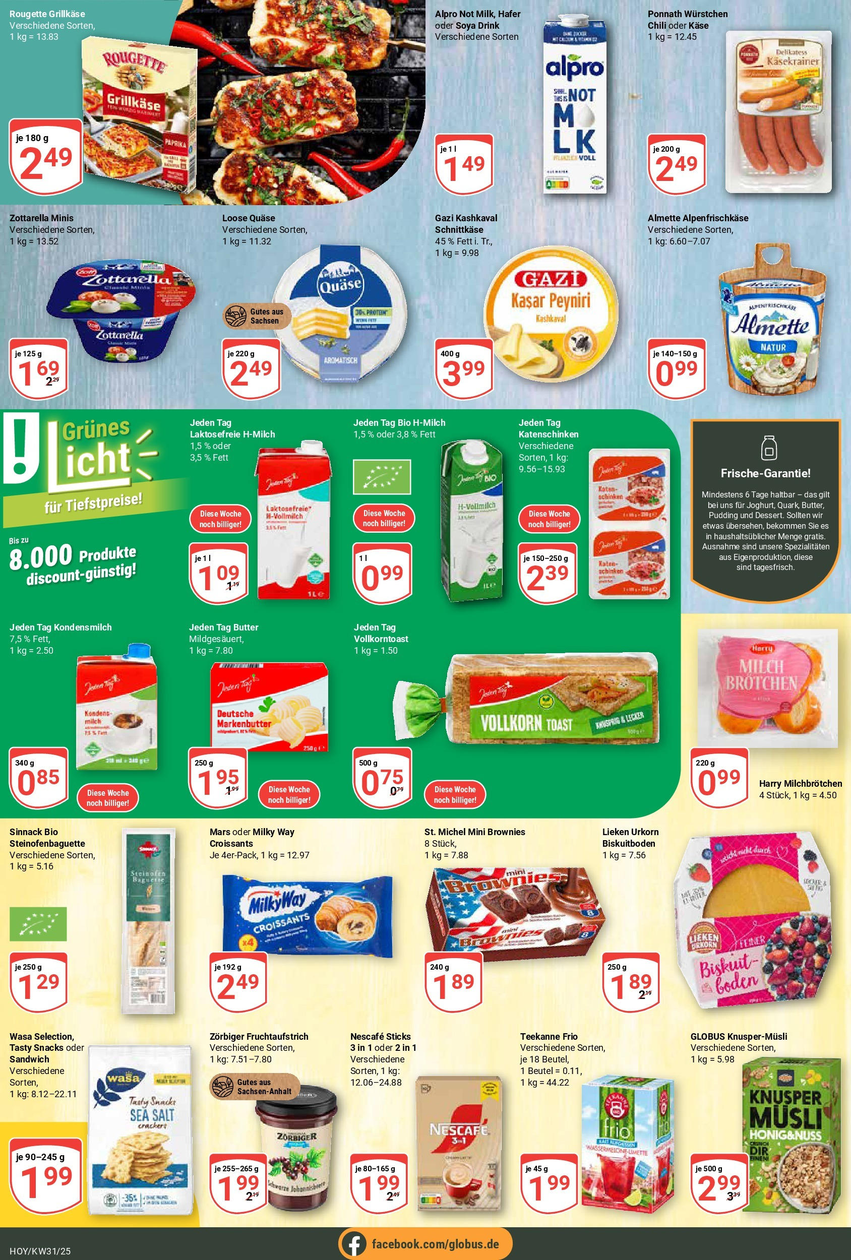 Globus prospekt Hoyerswerda	 (ab 28.07.2025) » Angebote online | Seite: 10 | Produkte: Toast, Käsekrainer, Mars, Paprika