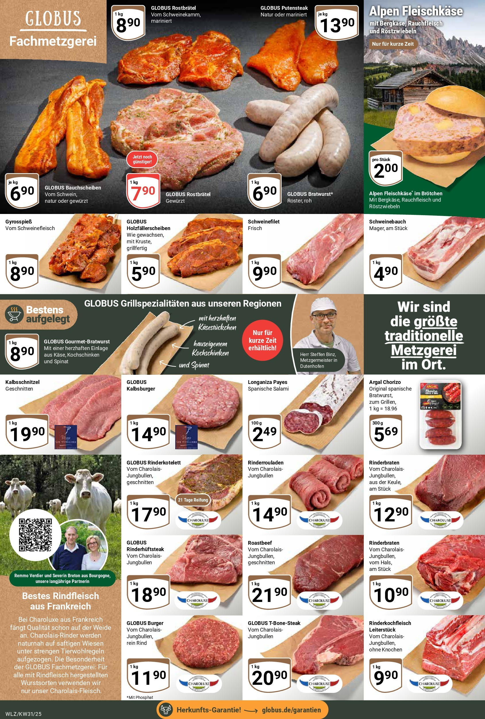 Globus prospekt Weischlitz (ab 28.07.2025) » Angebote ab Montag | Seite: 6 | Produkte: Schweinebauch, Burger, Schweinefilet, Salami Globus prospekt Weischlitz (ab 28.07.2025) » Angebote online | Seite: 6 | Produkte: Schweinebauch, Burger, Schweinefilet, Salami