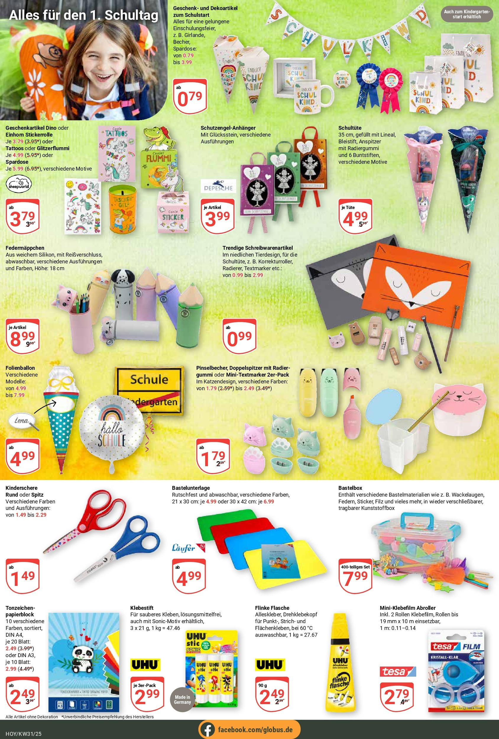 Globus prospekt Hoyerswerda	 (ab 28.07.2025) » Angebote online | Seite: 25 | Produkte: Tasche, Anspitzer