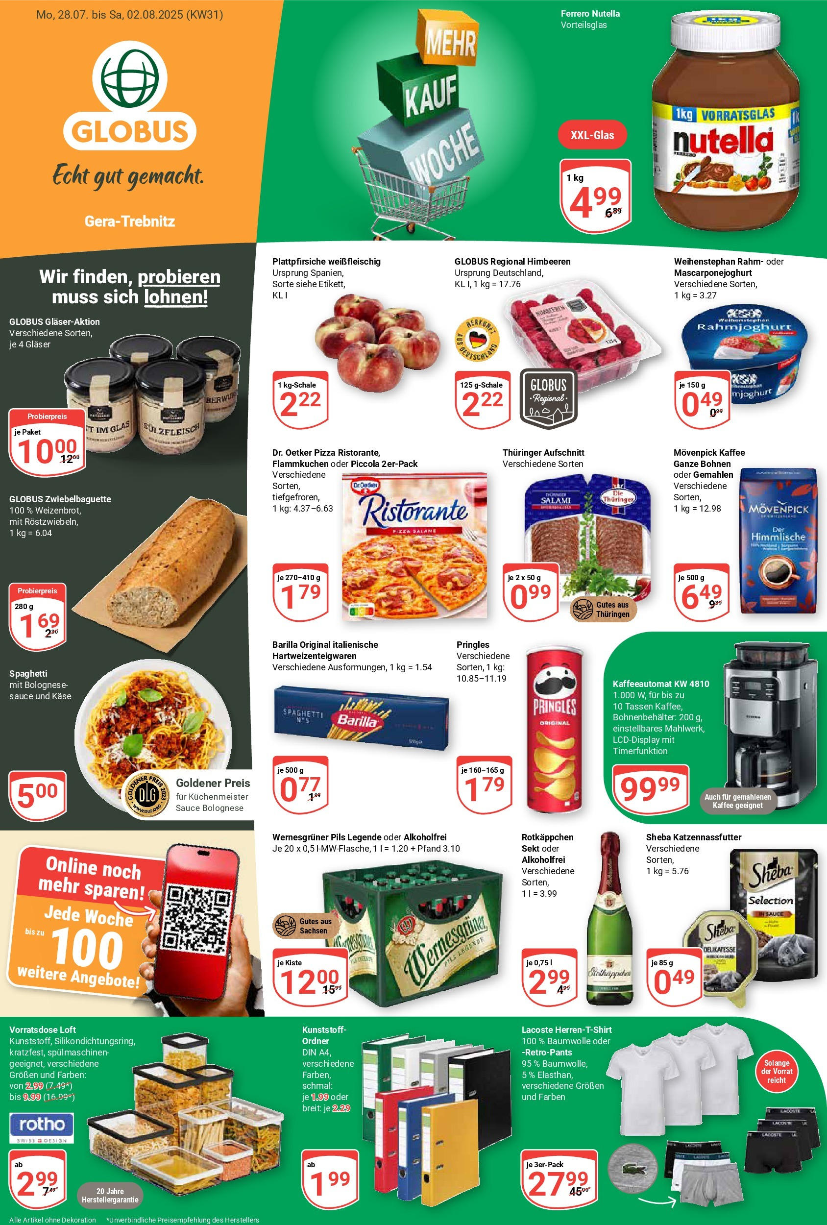 Globus prospekt Gera (ab 28.07.2025) » Angebote ab Montag | Seite: 3 | Produkte: Rotkappchen sekt, Himbeeren, Sekt, Pizza Globus prospekt Gera (ab 28.07.2025) » Angebote online | Seite: 3 | Produkte: Rotkappchen sekt, Himbeeren, Sekt, Pizza
